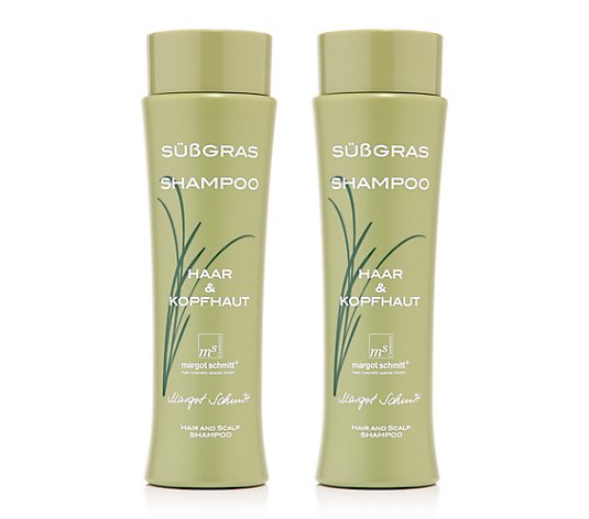 MARGOT SCHMITT® Haar- & Kopfhaut- Shampoo mit Süßgras 2x 200ml