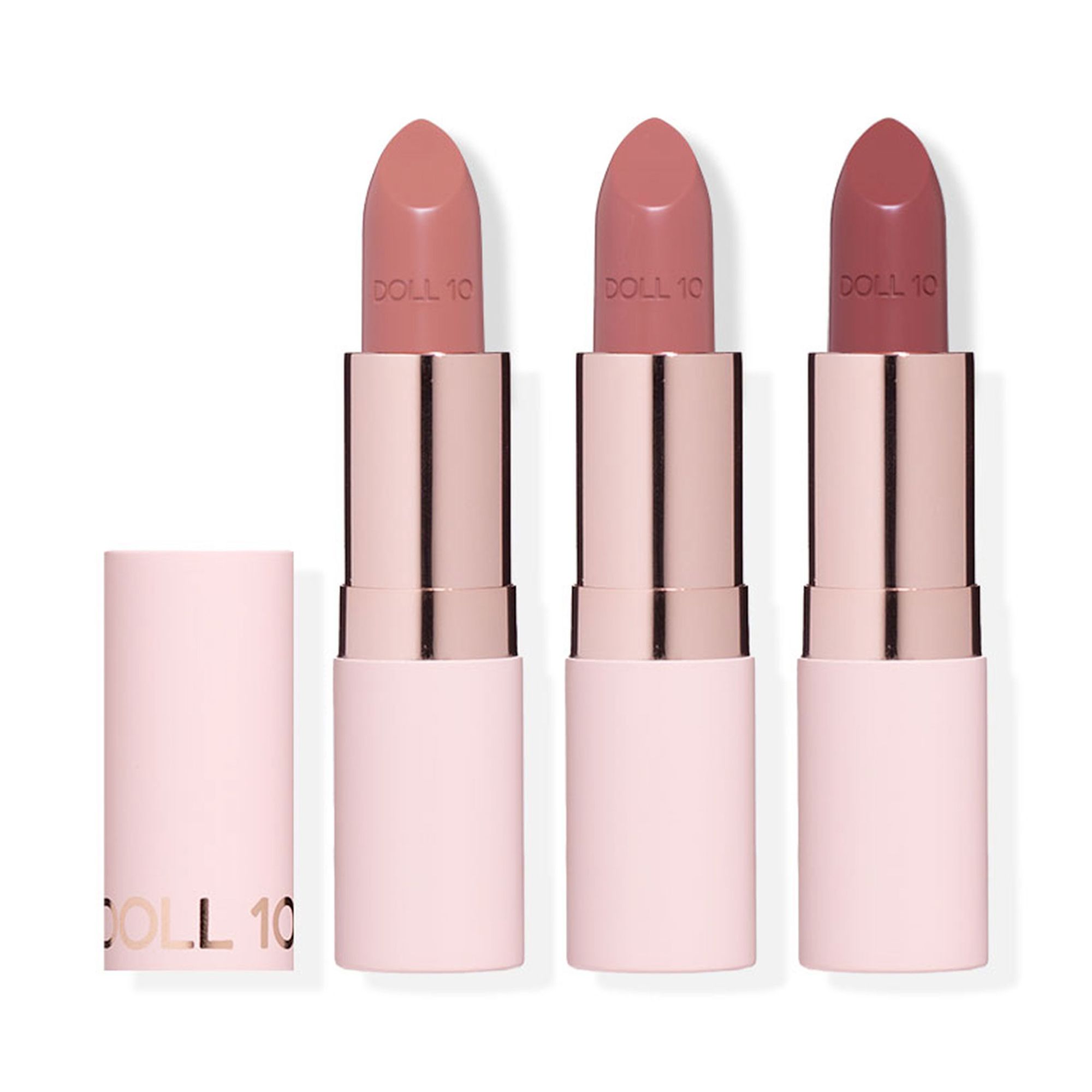 DOLL 10 BEAUTY Peptide Plump Soft Focus Lippenstift-Set 3x3,7g