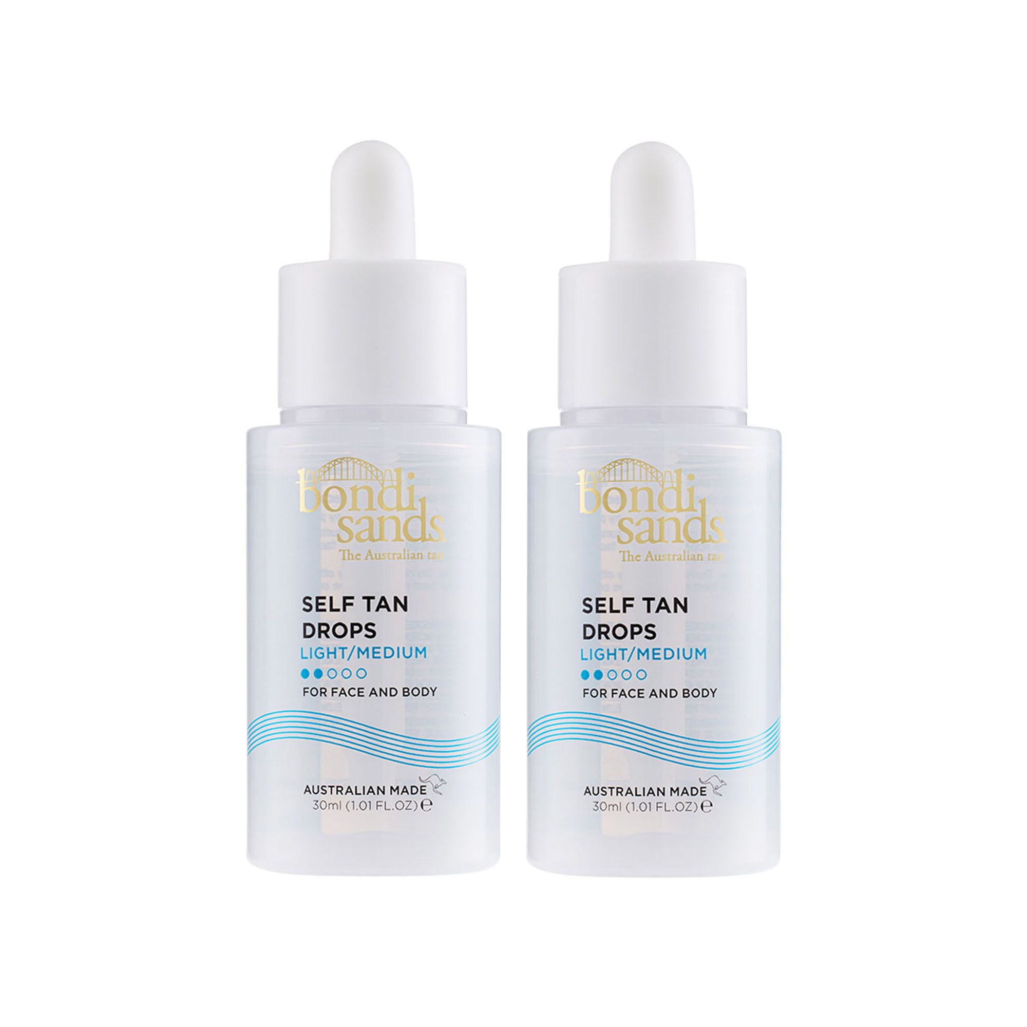 Bondi Sands Self Tan Face Drops 2x30ml