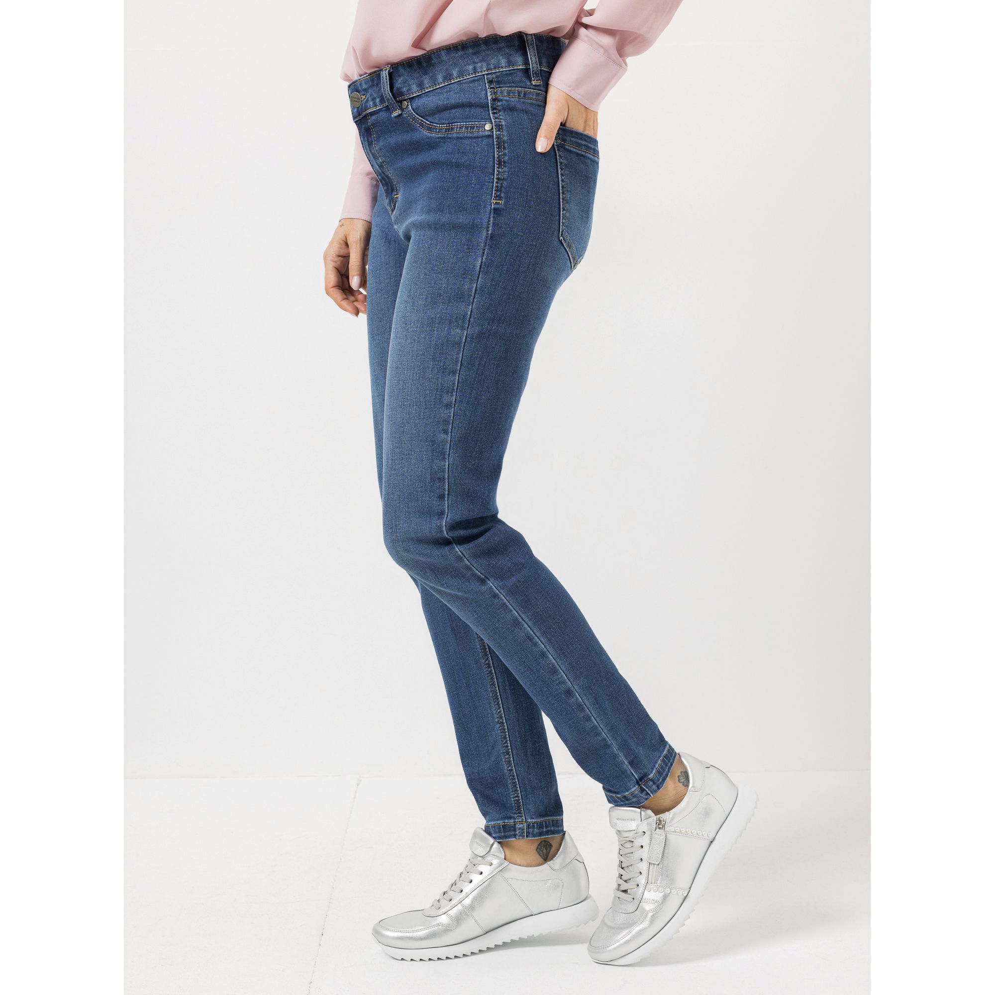 STEFFEN SCHRAUT Jeanshose knöchellang 5-Pocket-Style schmales Bein