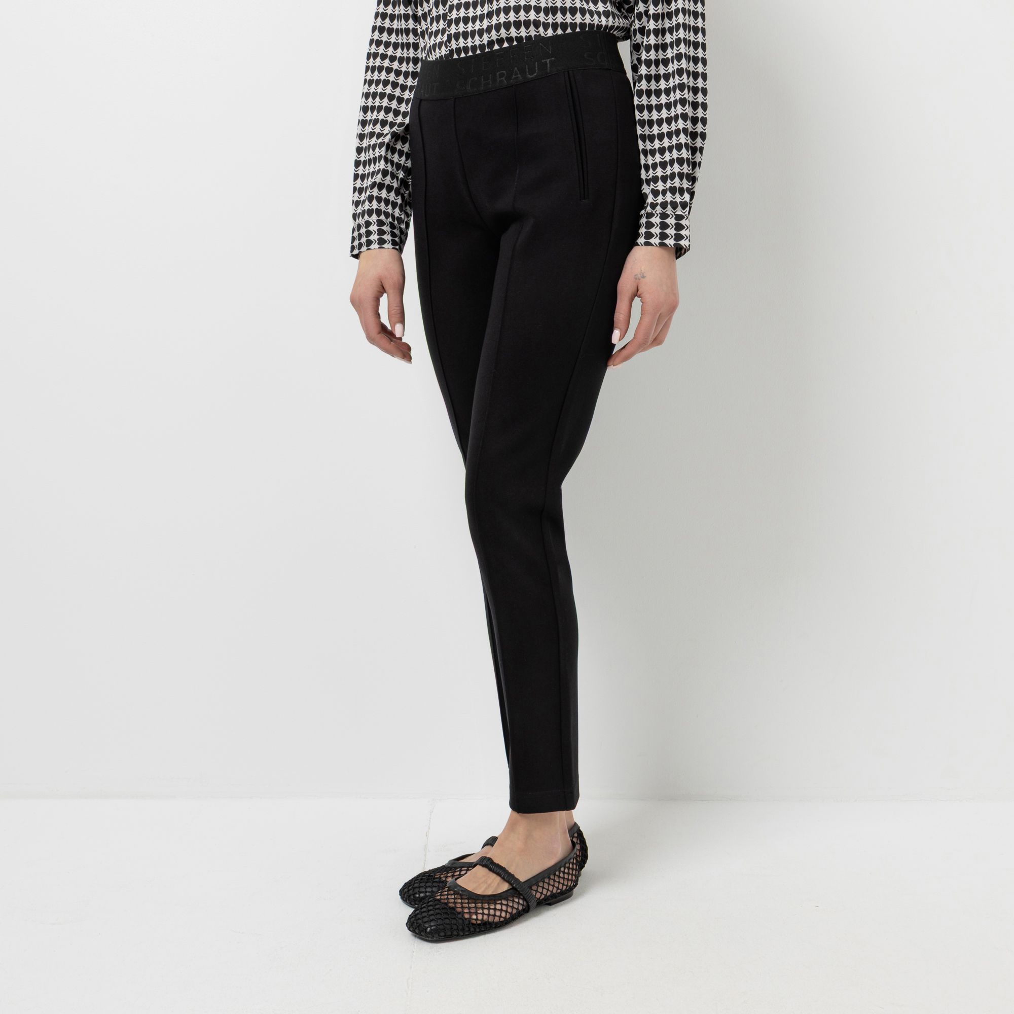 STEFFEN SCHRAUT Hose Rundumdehnbund Biese im Vorderbein sehr schmales Bein