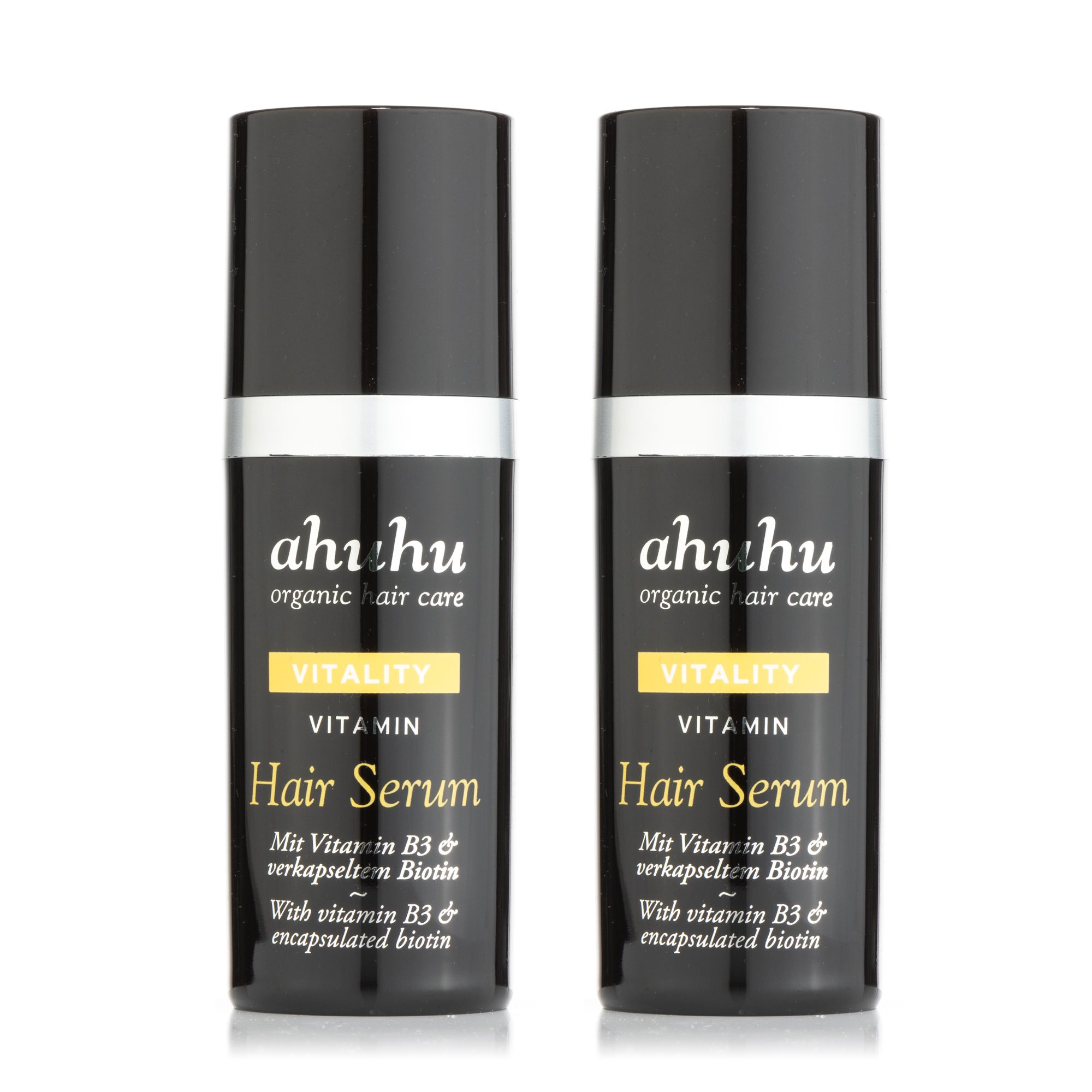 ahuhu Vitality Vitamin Hair Serum mit Biotin 2x30ml