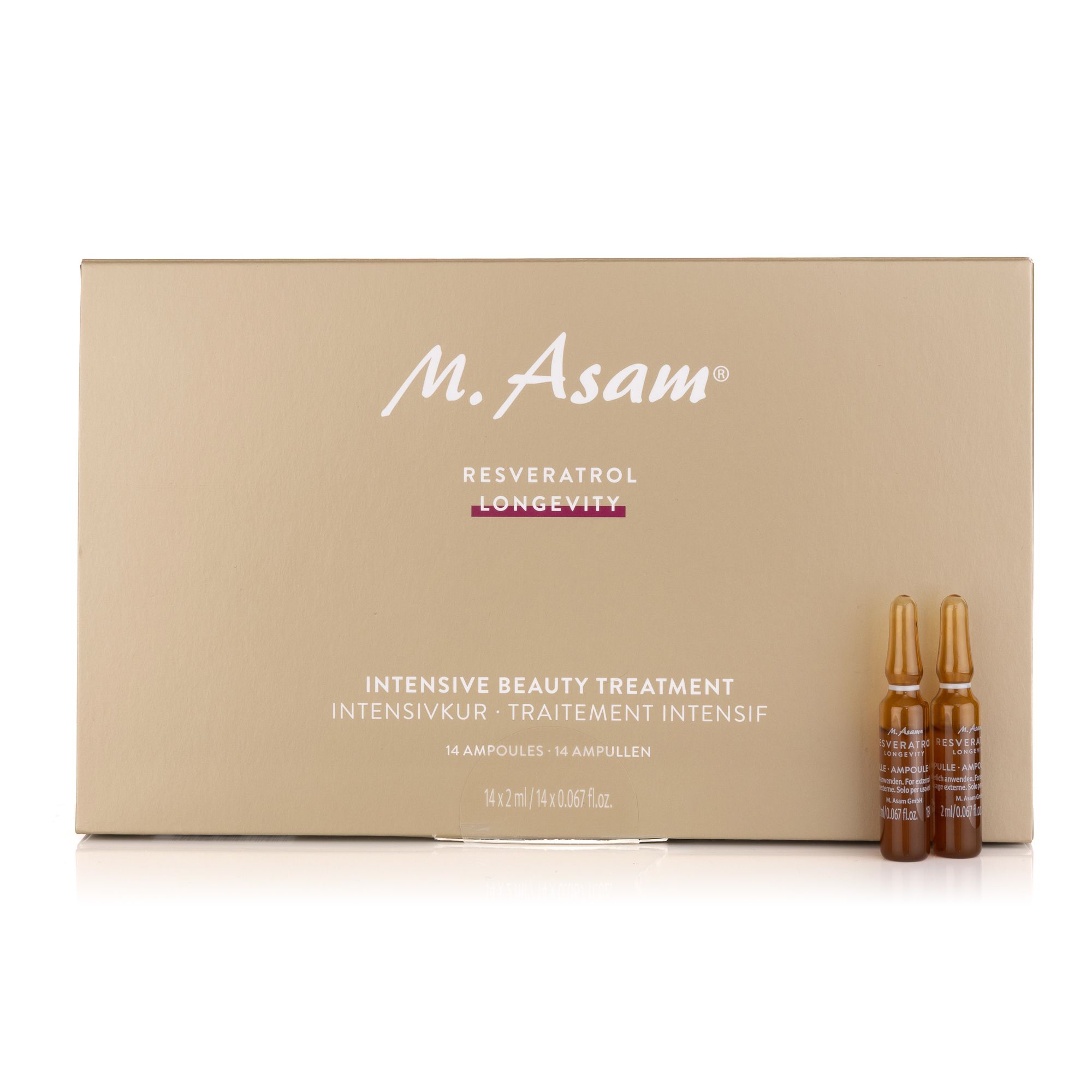 M.ASAM® Resveratrol Longevity Intensiv Ampullenkur 14x2ml