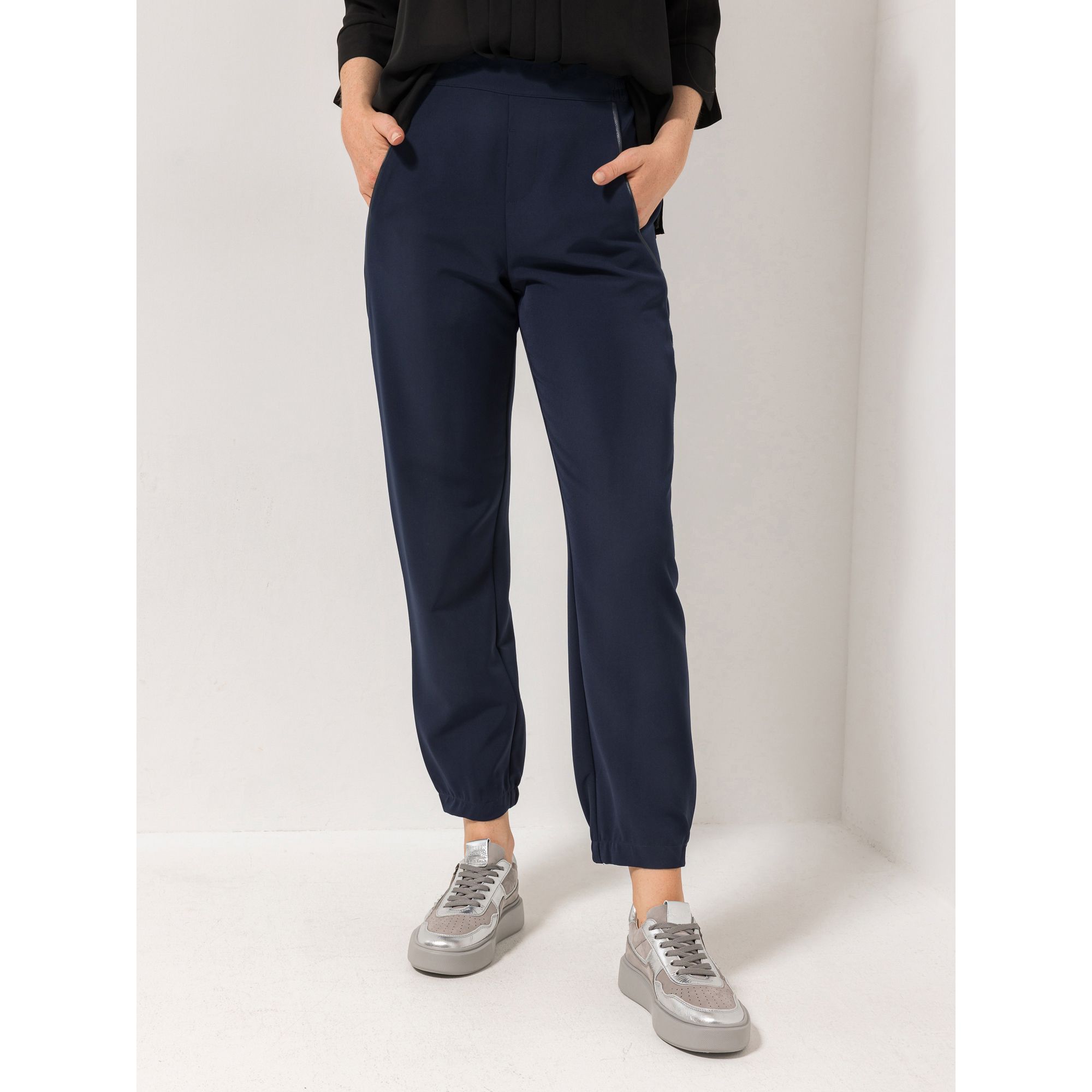 STEFFEN SCHRAUT Hose New York knöchellang abgesetzte Paspeln konischer Beinverlauf