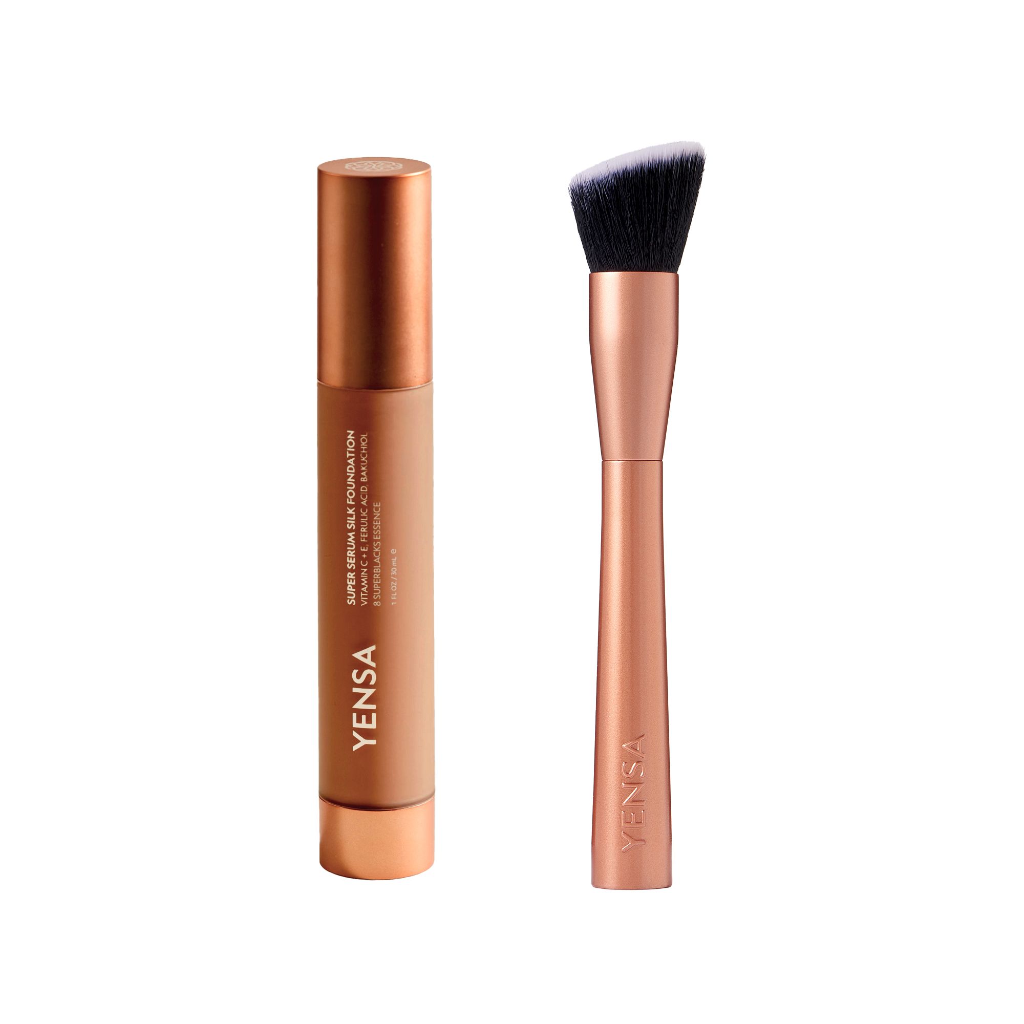 YENSA Super Serum Silk Foundation 30ml mit Pinsel