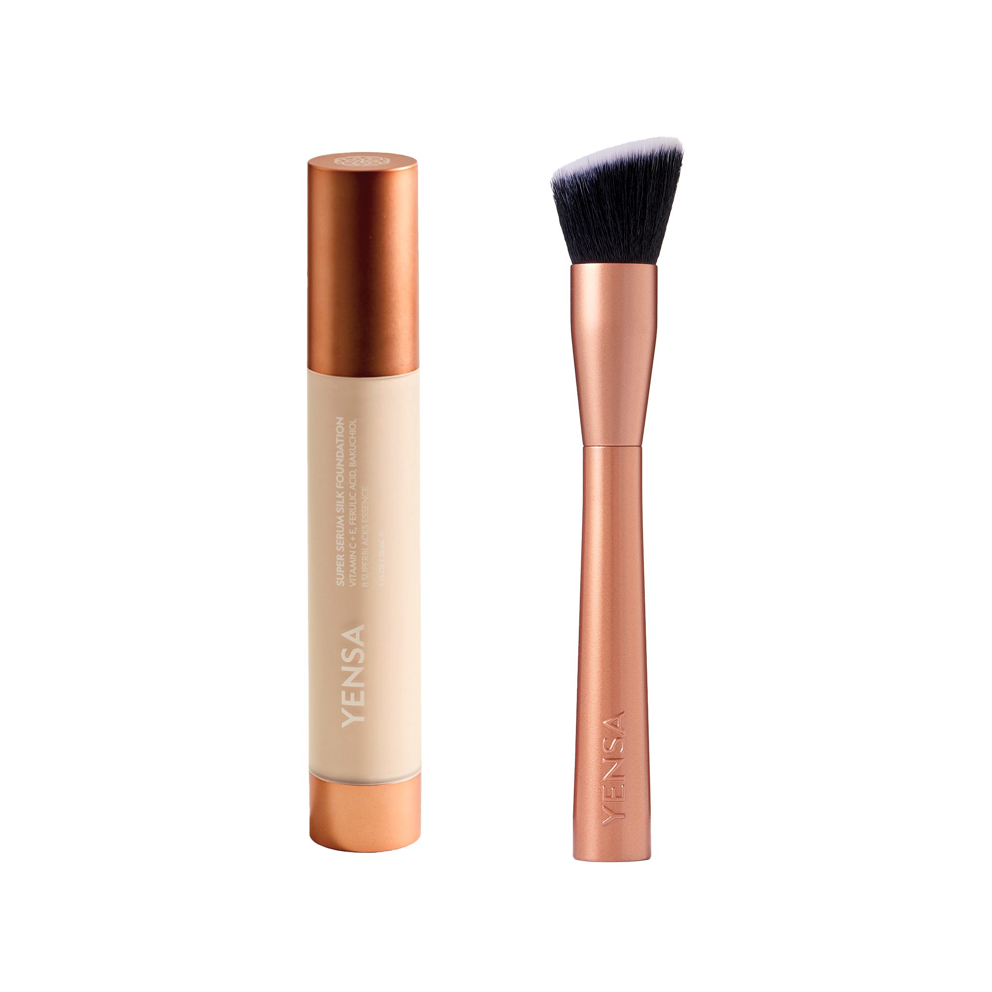 YENSA Super Serum Silk Foundation 30ml mit Pinsel