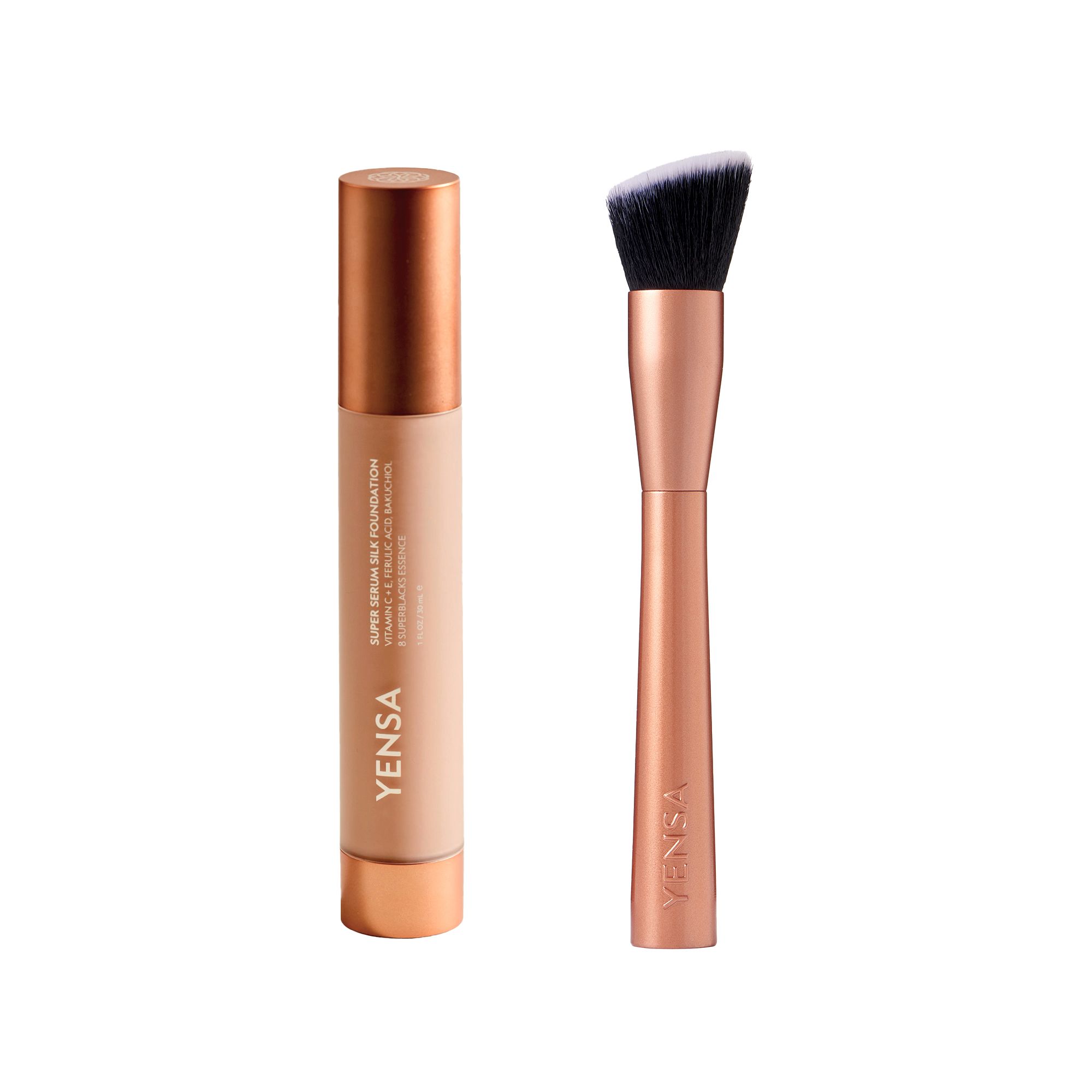 YENSA Super Serum Silk Foundation 30ml mit Pinsel