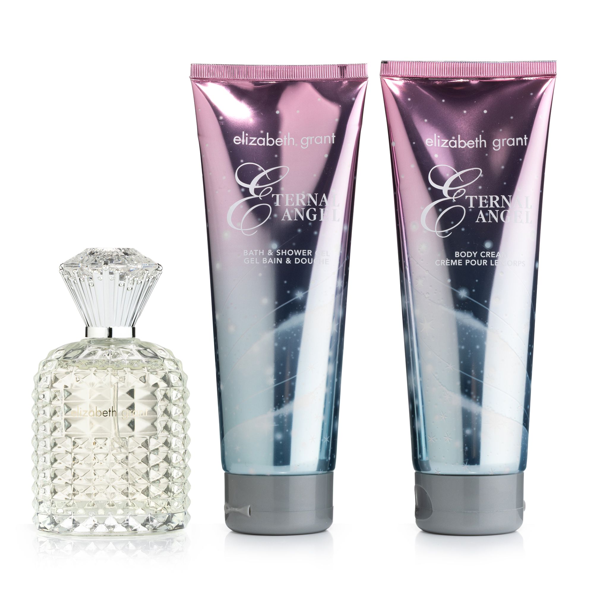 ELIZABETH GRANT Eternal Angel Eau de Parfum 90ml, Duschgel 240ml, Körpercreme 240ml