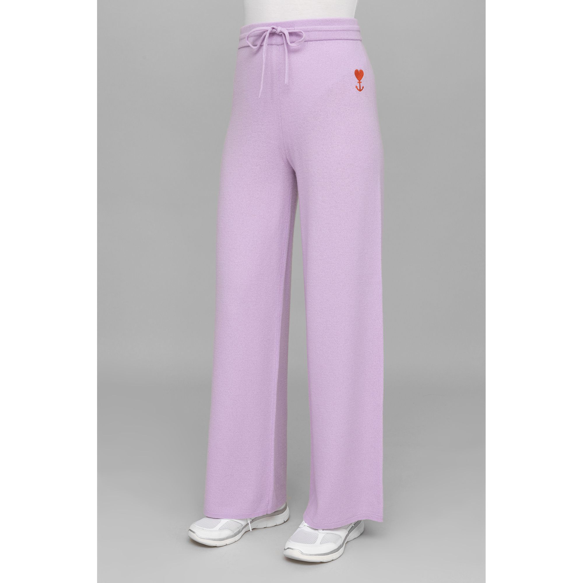 STRANDFEIN Strickhose 70% Wolle (Merino) 30% Kaschmiranteil gerader Beinverlauf