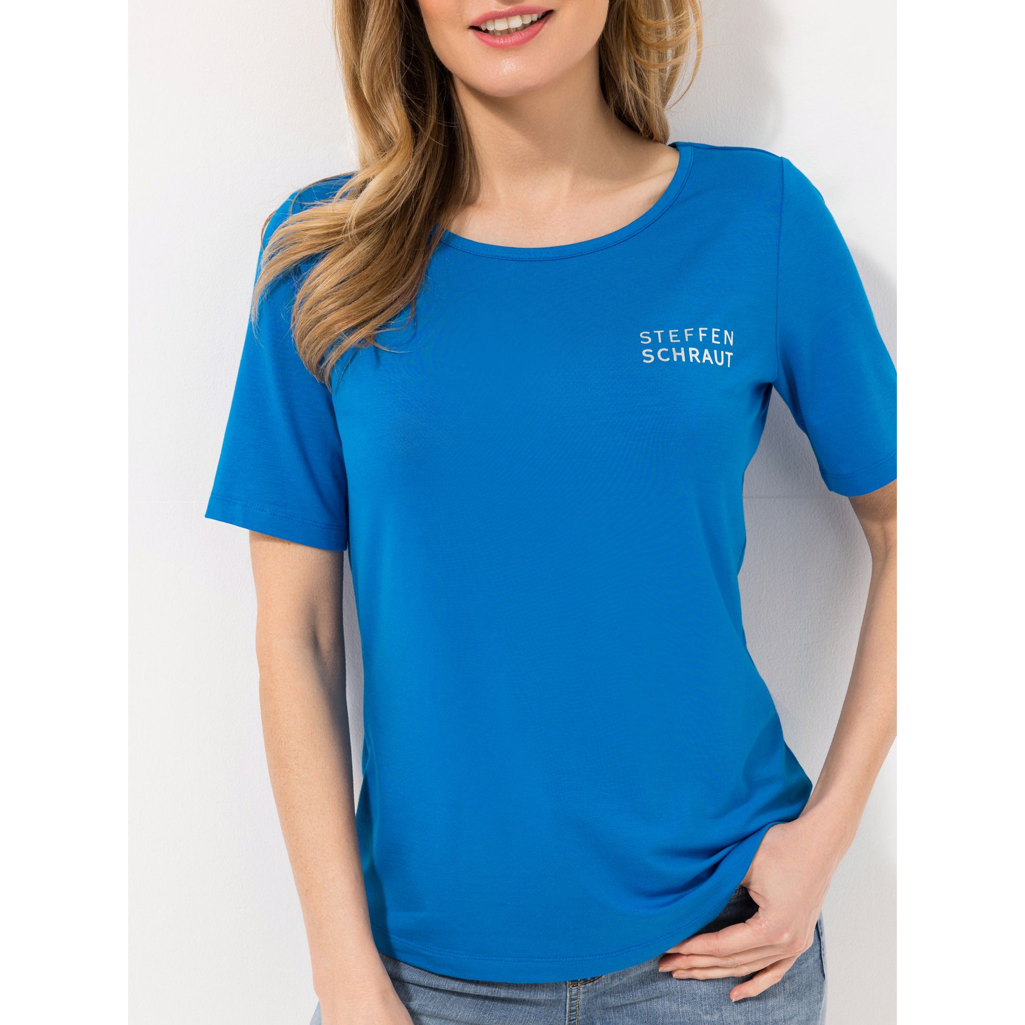 STEFFEN SCHRAUT Shirt Ibiza, 1/2-Arm Rundhalsausschnitt Foliendruck figurumspielend