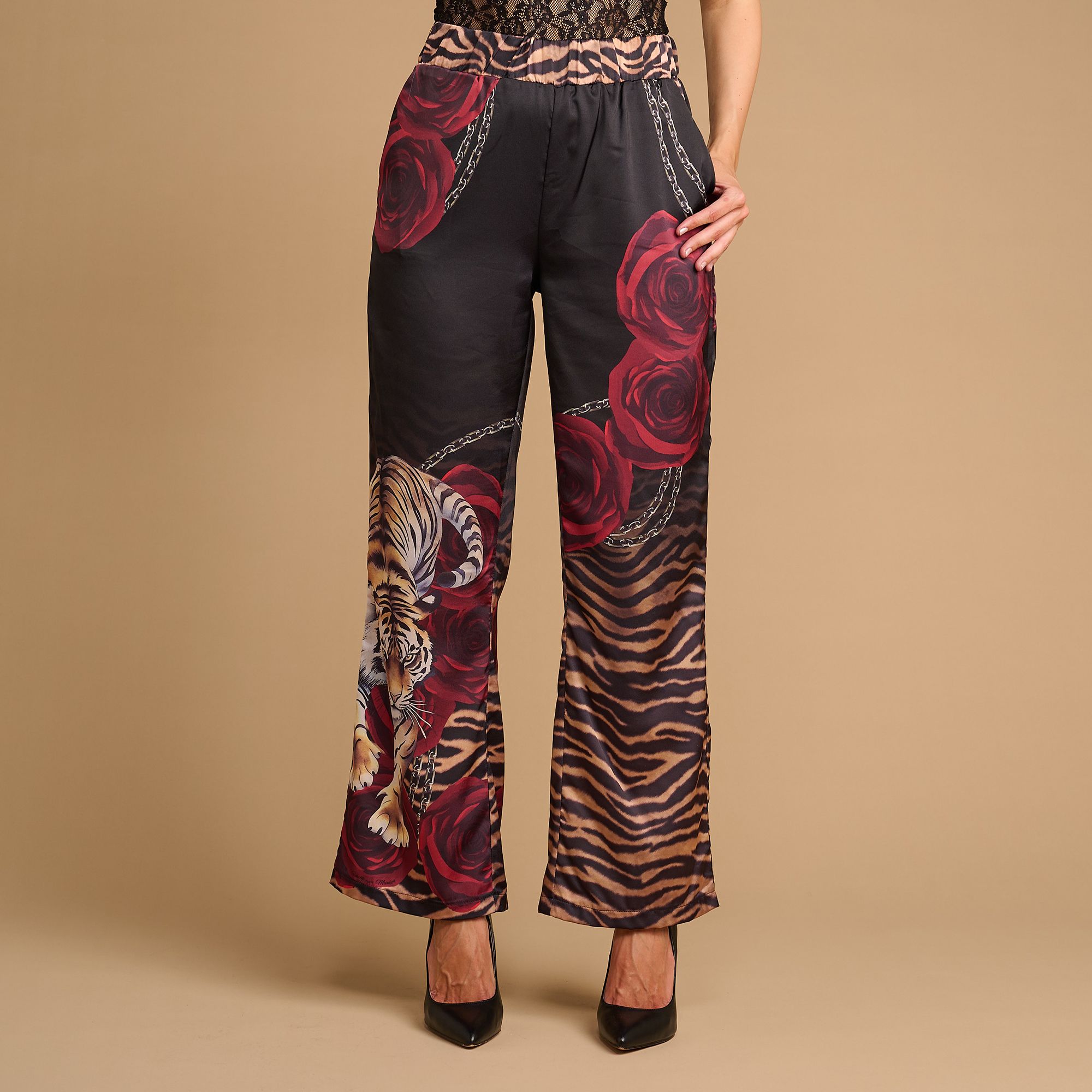 SCHIFFHAUER MUNICH® Hose Costa Rica lange Form Rundumdehnbund weites Bein