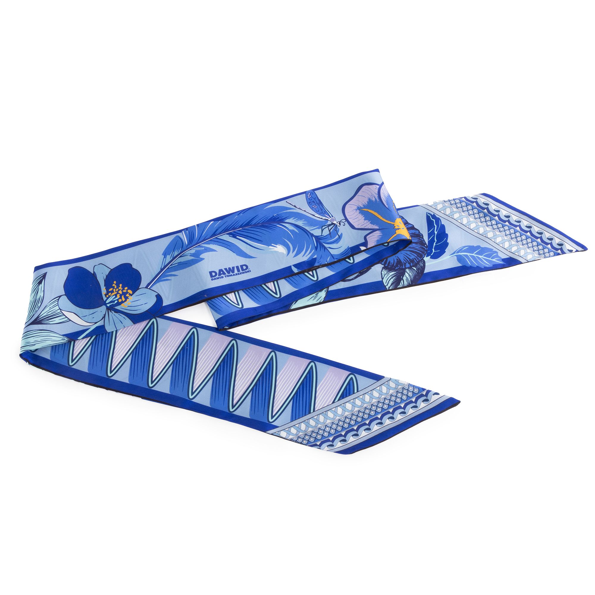 DAWID by Dawid Tomaszewski Schmales Tuch mit Exklusivdruck ca. 140x8cm