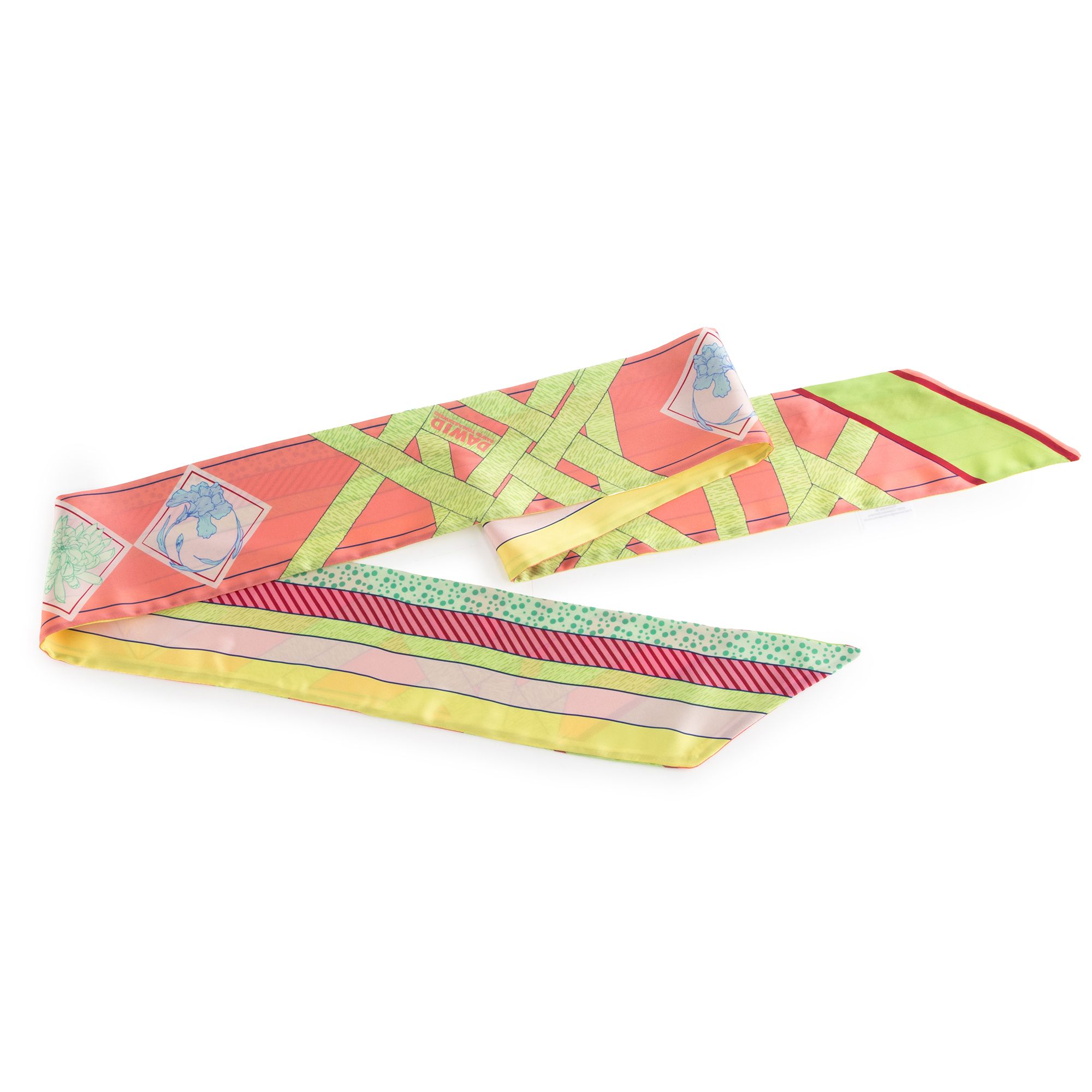 DAWID by Dawid Tomaszewski Schmales Tuch mit Exklusivdruck ca. 140x8cm