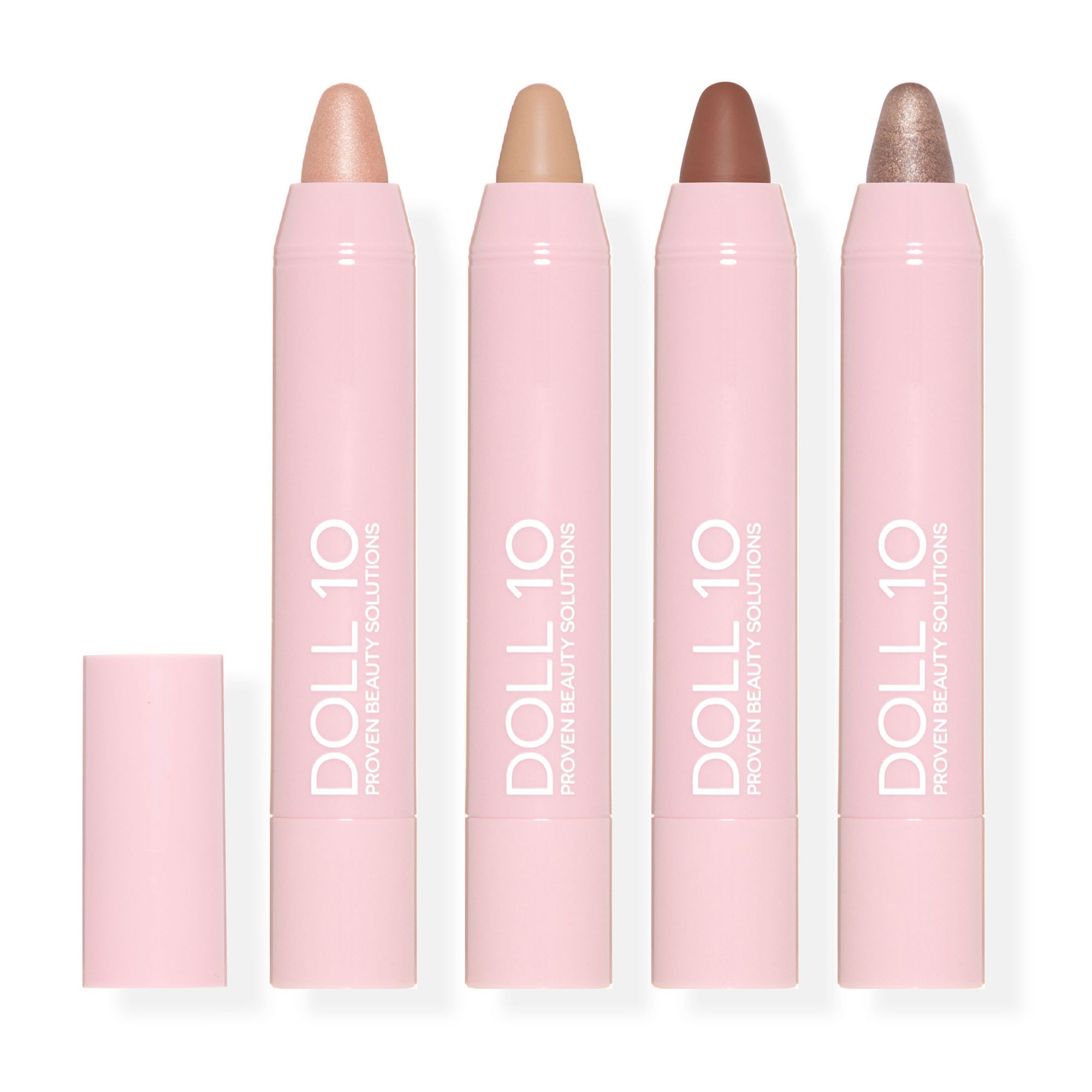 DOLL 10 BEAUTY Beach Please Doll Pro Infinite Color Eye Crayon Lidschatten 4x2,8g