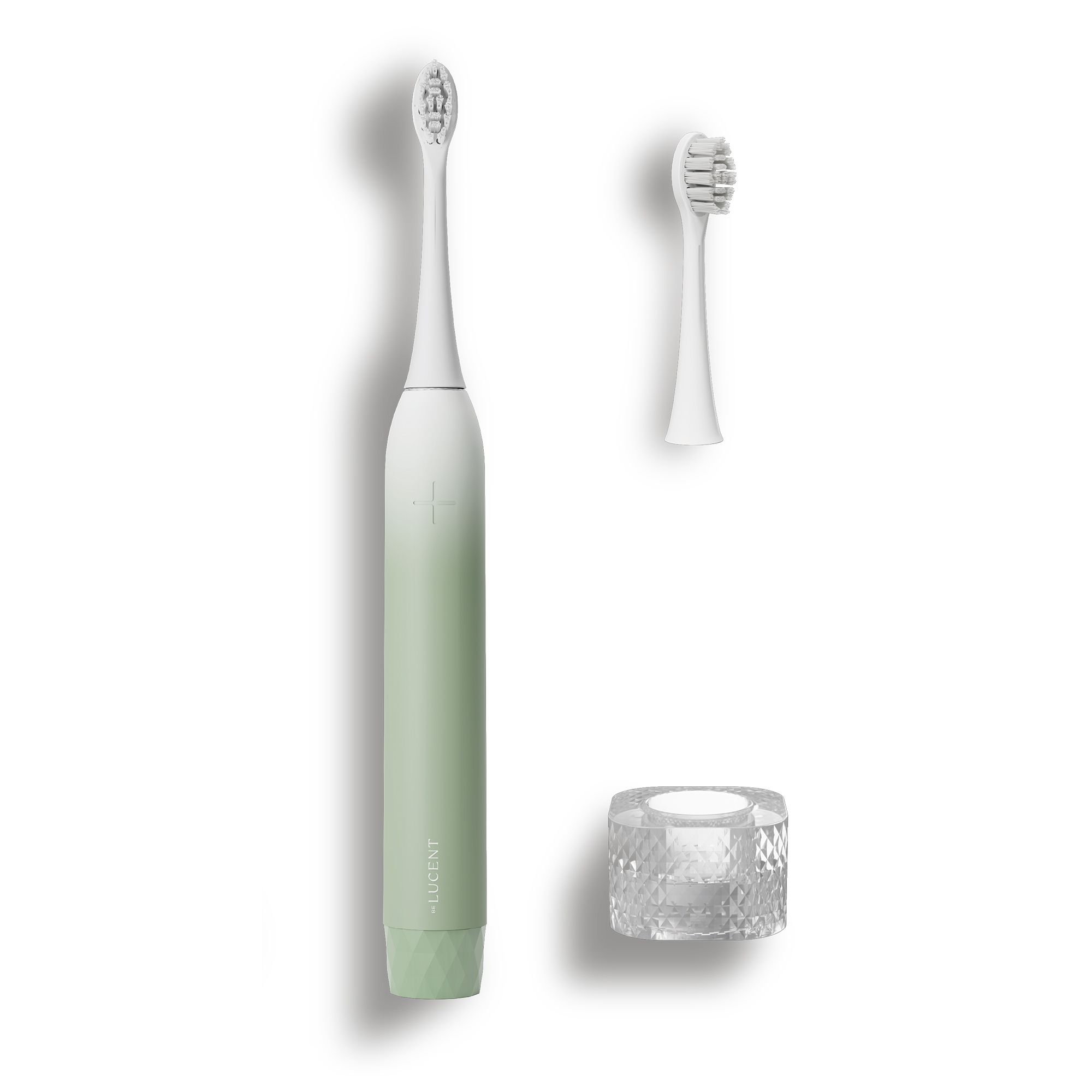 LUCENT Prism Schallzahnbürste mit 2 Bürstenköpfen designt in Schweden