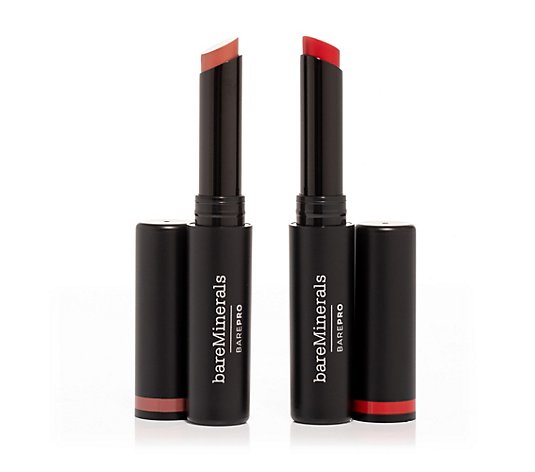 bareMinerals® Lippenstift-Duo BarePro Lipstick jeweils 2g