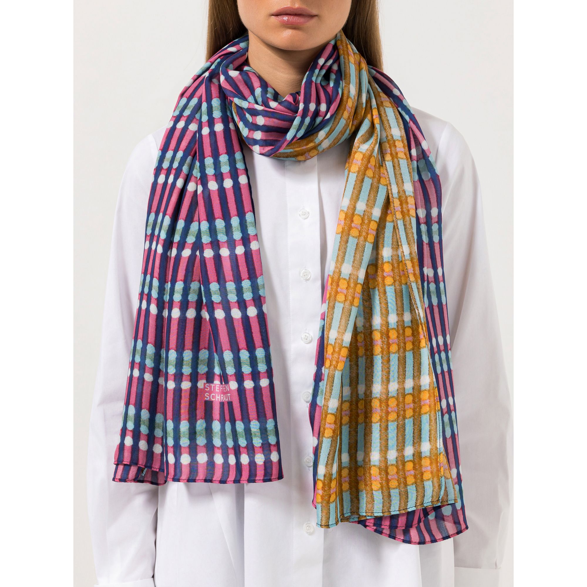 STEFFEN SCHRAUT Tuch Biarritz Allover-Druck aus ECOVERO Viskose ca. 100x200cm