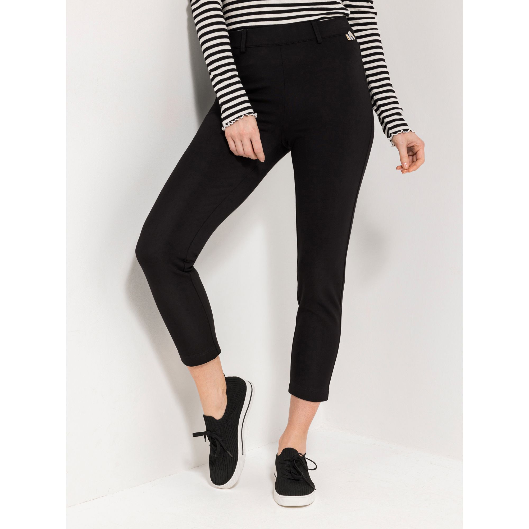 STRANDFEIN Hose Swenja 7/8-Länge elastisch schmales Bein