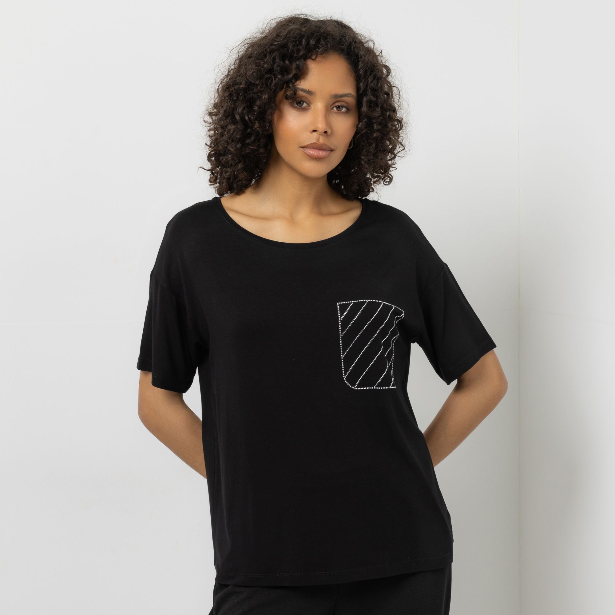 STEFFEN SCHRAUT Shirt, 1/2-Arm Rundhalsausschnitt mit ECOVERO Viskose Oversize - leger weit