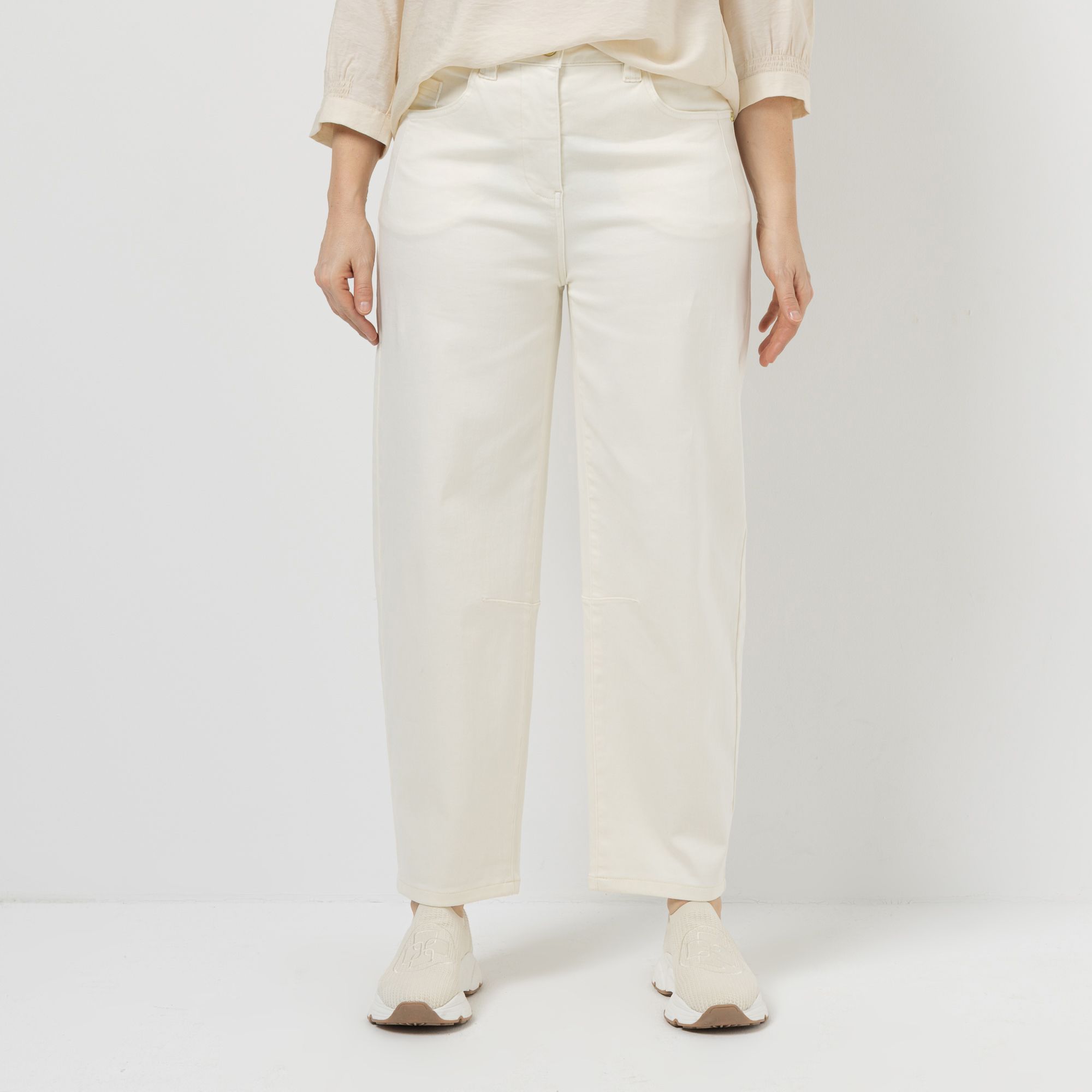 DAWID by Dawid Tomaszewski Jeanshose Gesäßtaschenstickerei konisches Beins