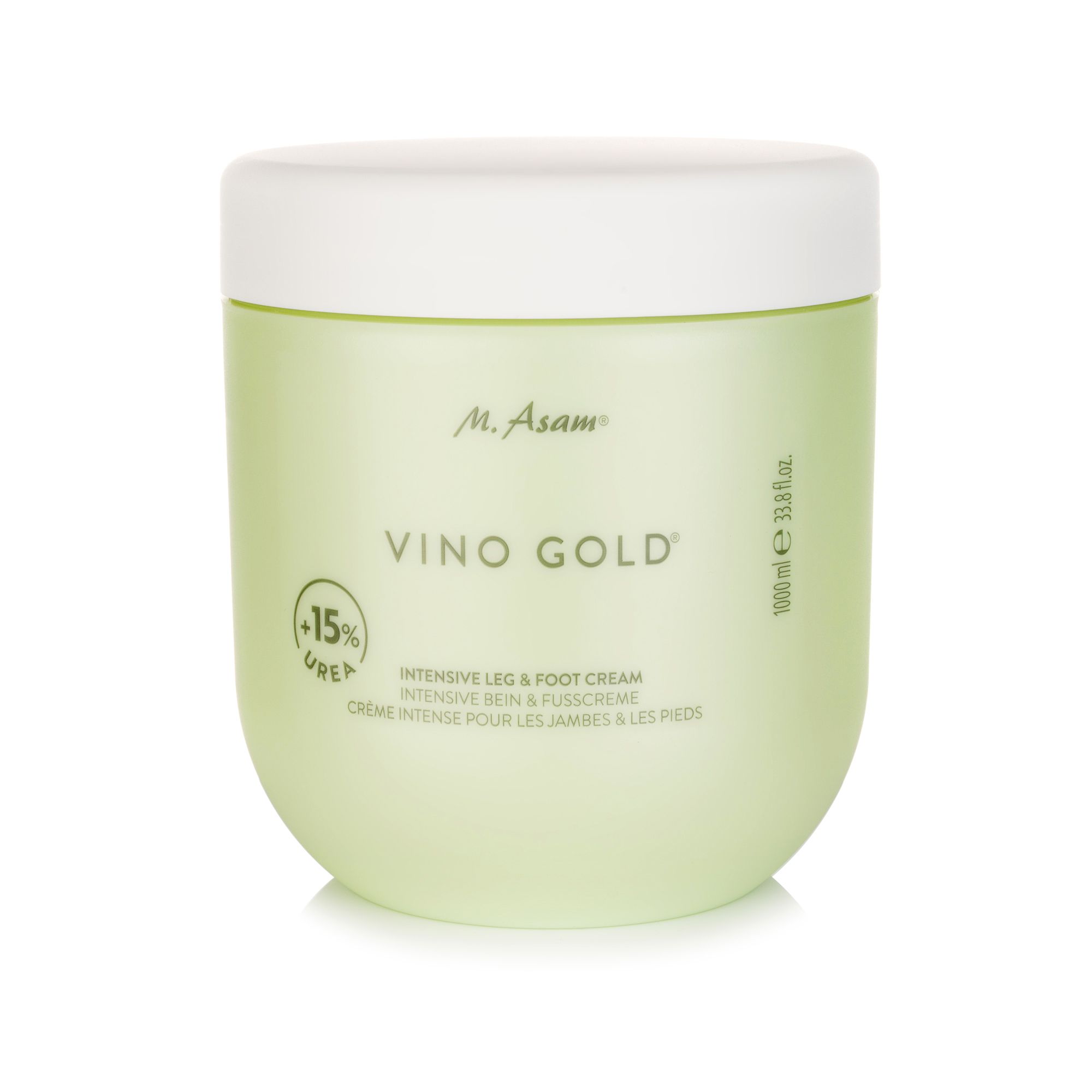 M.ASAM® Vino Gold® Leg & Foot Cream 15% Urea 1.000ml