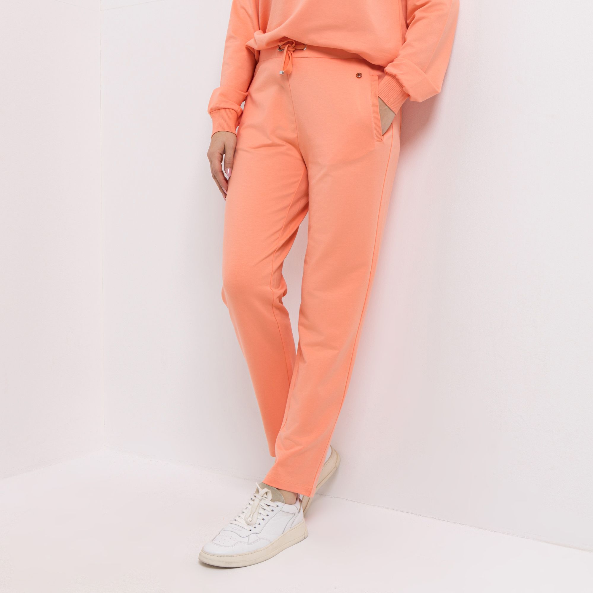 STRANDFEIN Hose Rundumdehnbund Tunnelzug schmales Bein