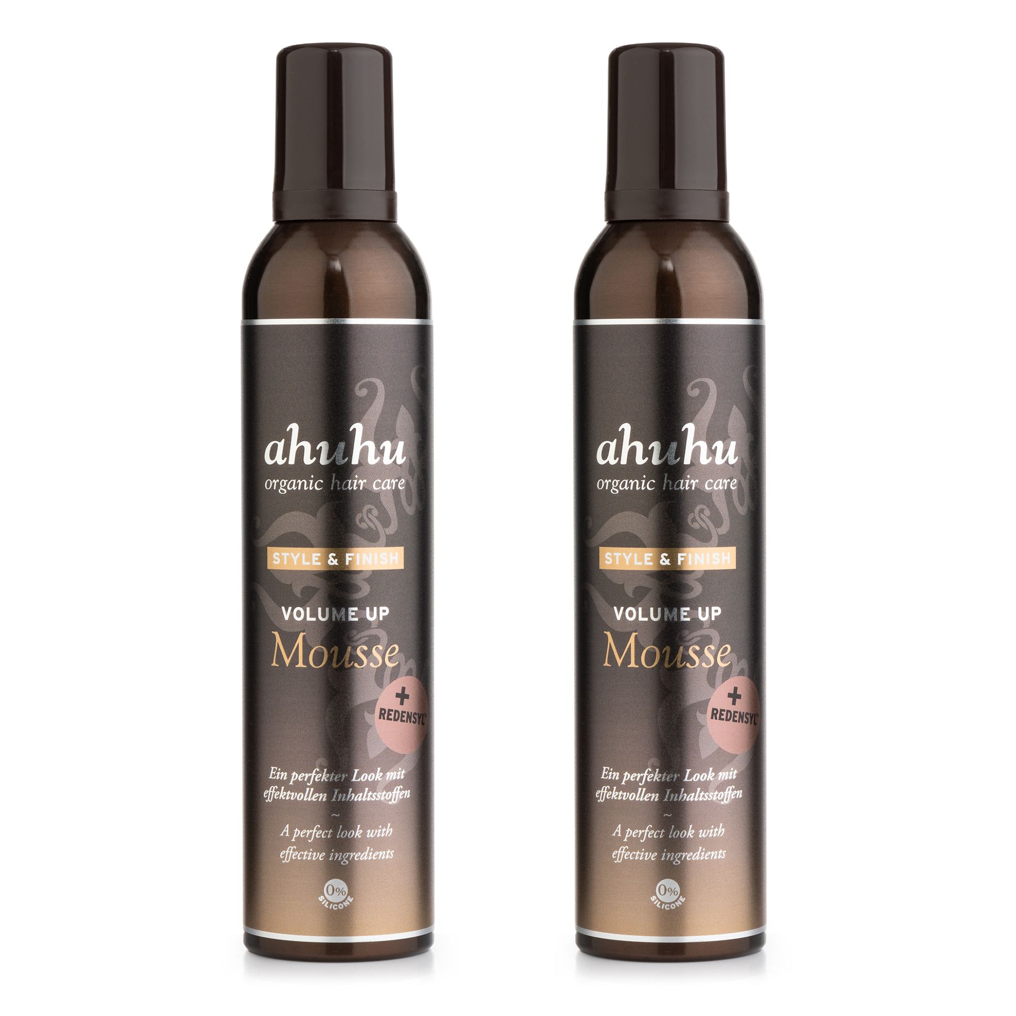 ahuhu organic hair care Volume up! Mousse +Redensyl Duo 2 x 300ml