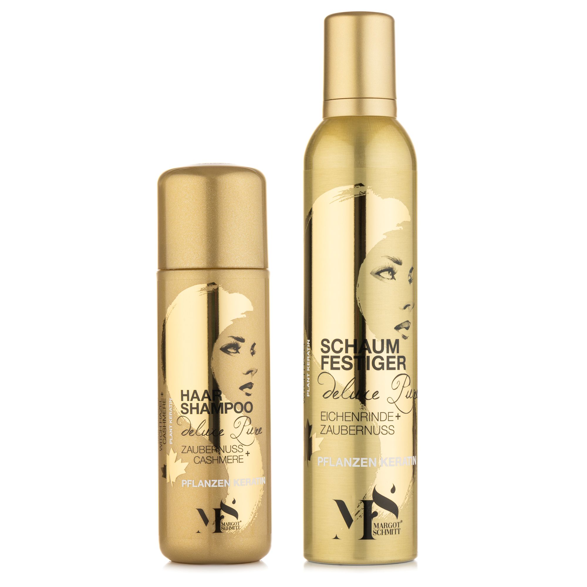 MARGOT SCHMITT® Deluxe Pure Haarshampoo 250ml & Schaumfestiger 300ml