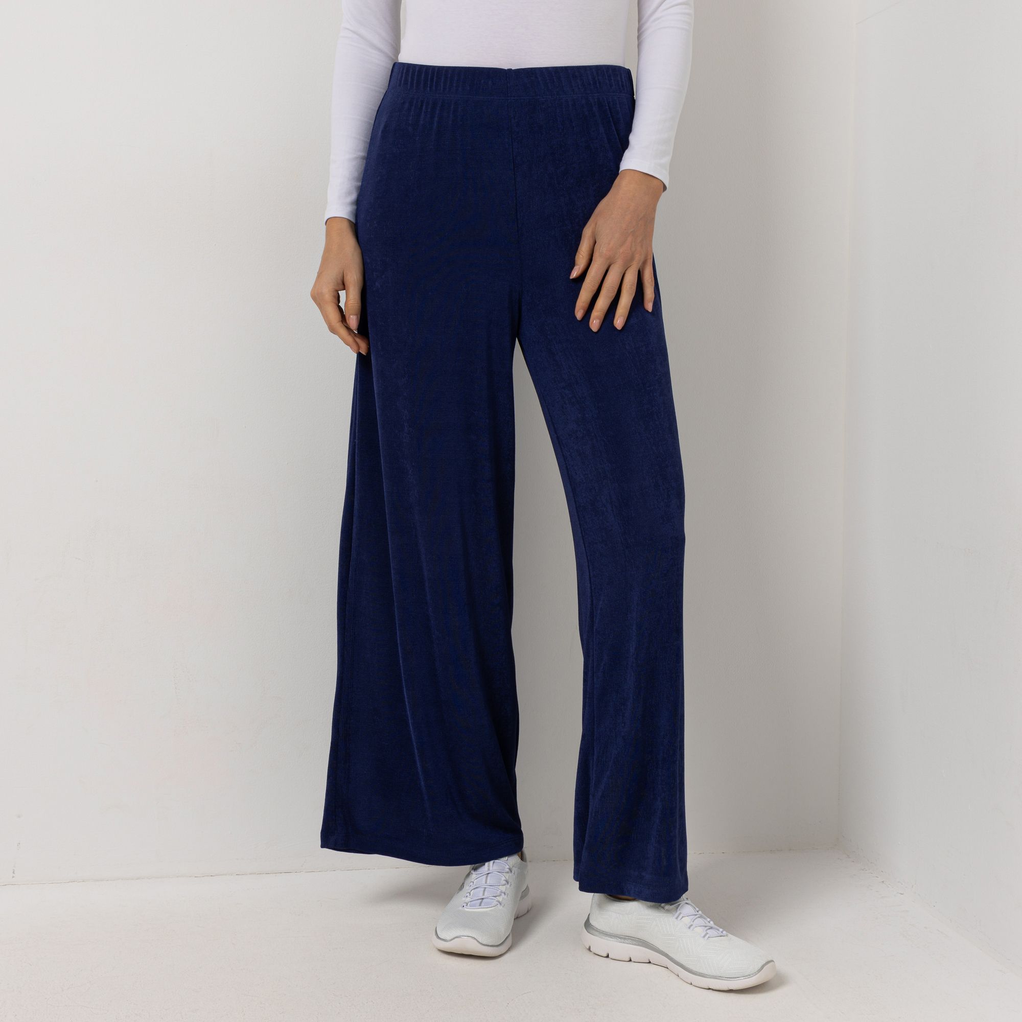 KIM & CO. Hose, 1/1-Länge Slinky Jersey Rundumdehnbund weiter Beinverlauf