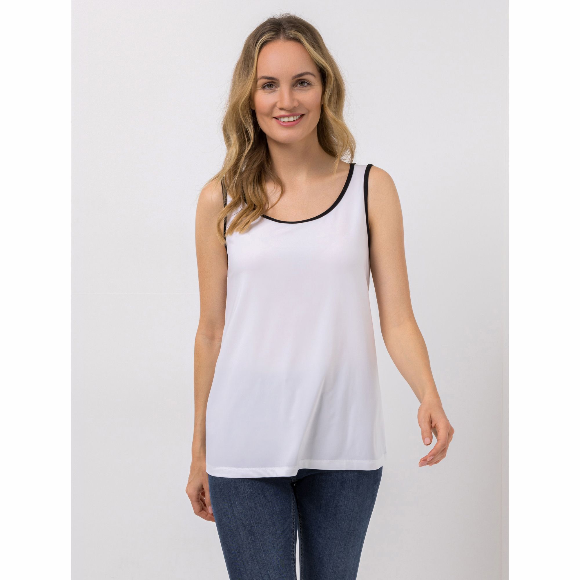 KIM & CO. Top Brazil Knit Jersey Kontrastpiping figurumspielend