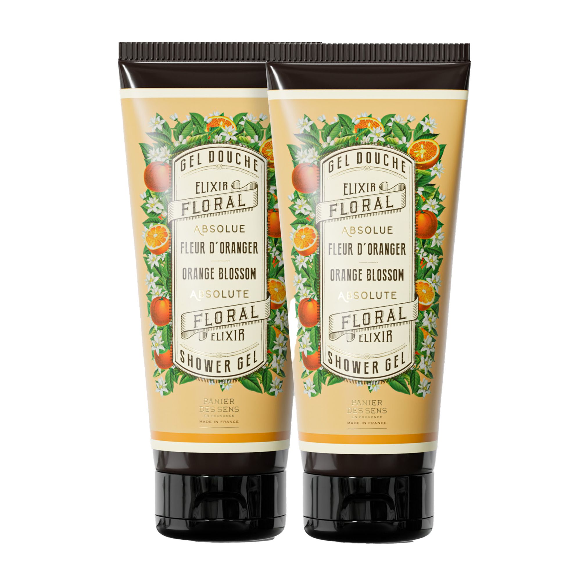 PANIER DES SENS Orangenblüte Duschgel Duo 2x 200ml