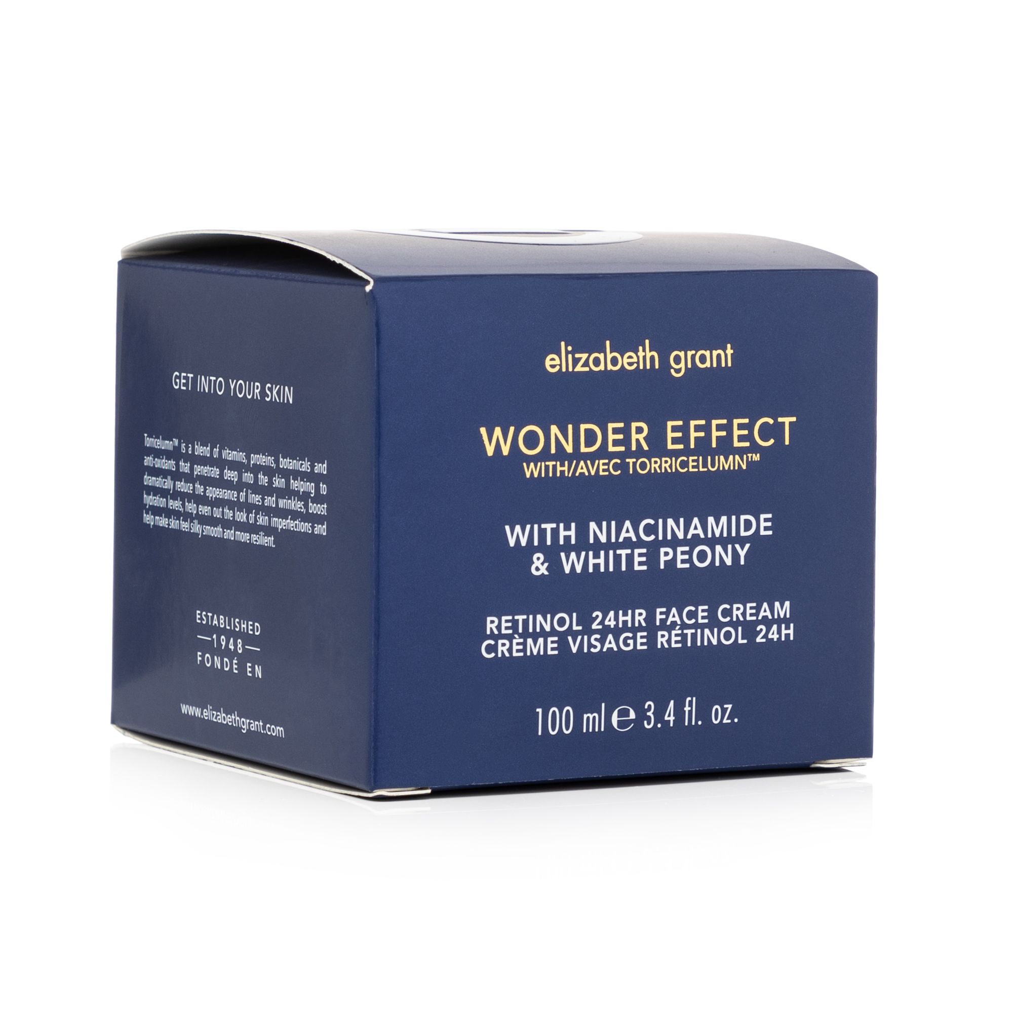 ELIZABETH GRANT Wonder Effect Retinol 24H Creme mit Pfingstrose 100ml ...