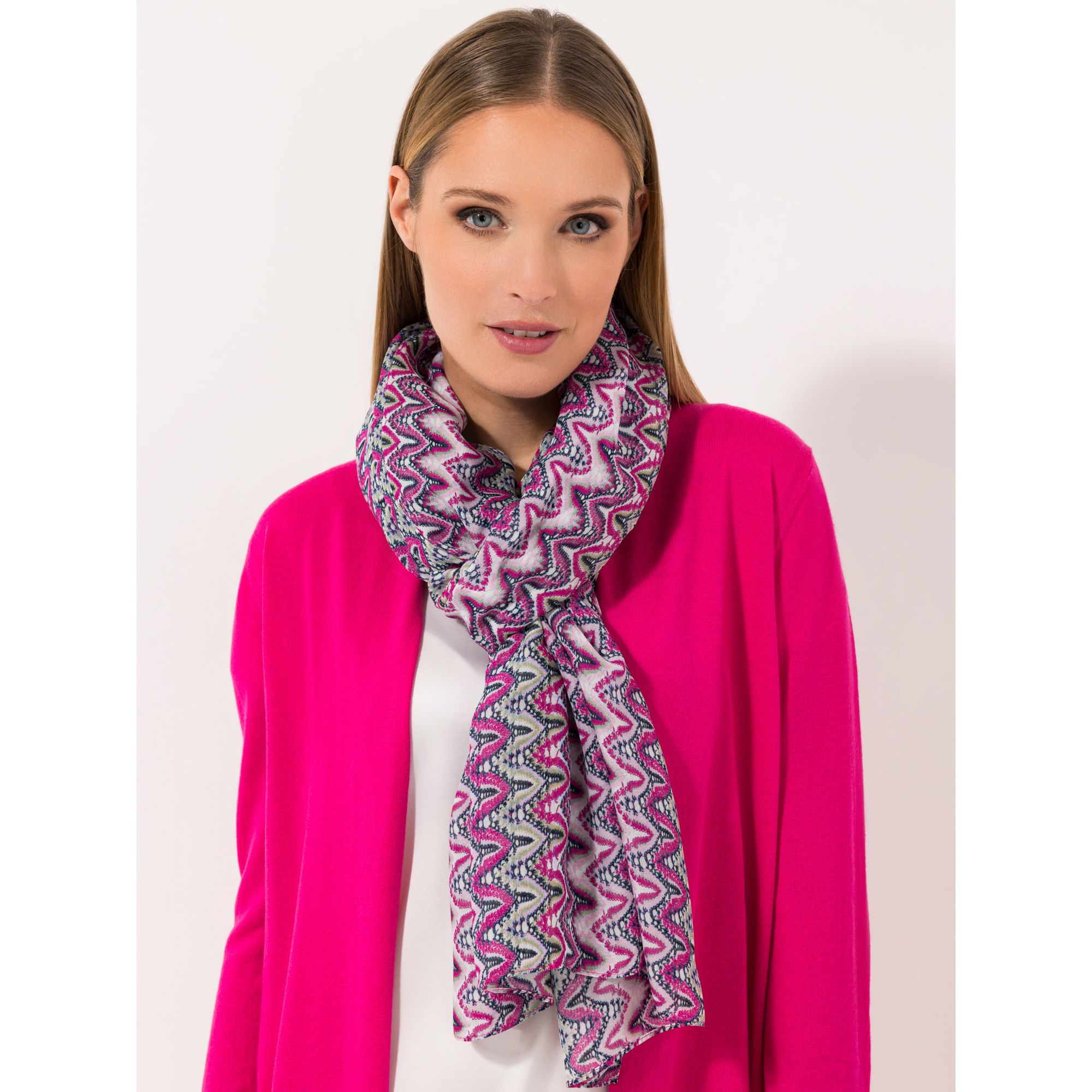 STEFFEN SCHRAUT Schal Allover-Druck aus ECOVERO Viskose ca. 100x200cm