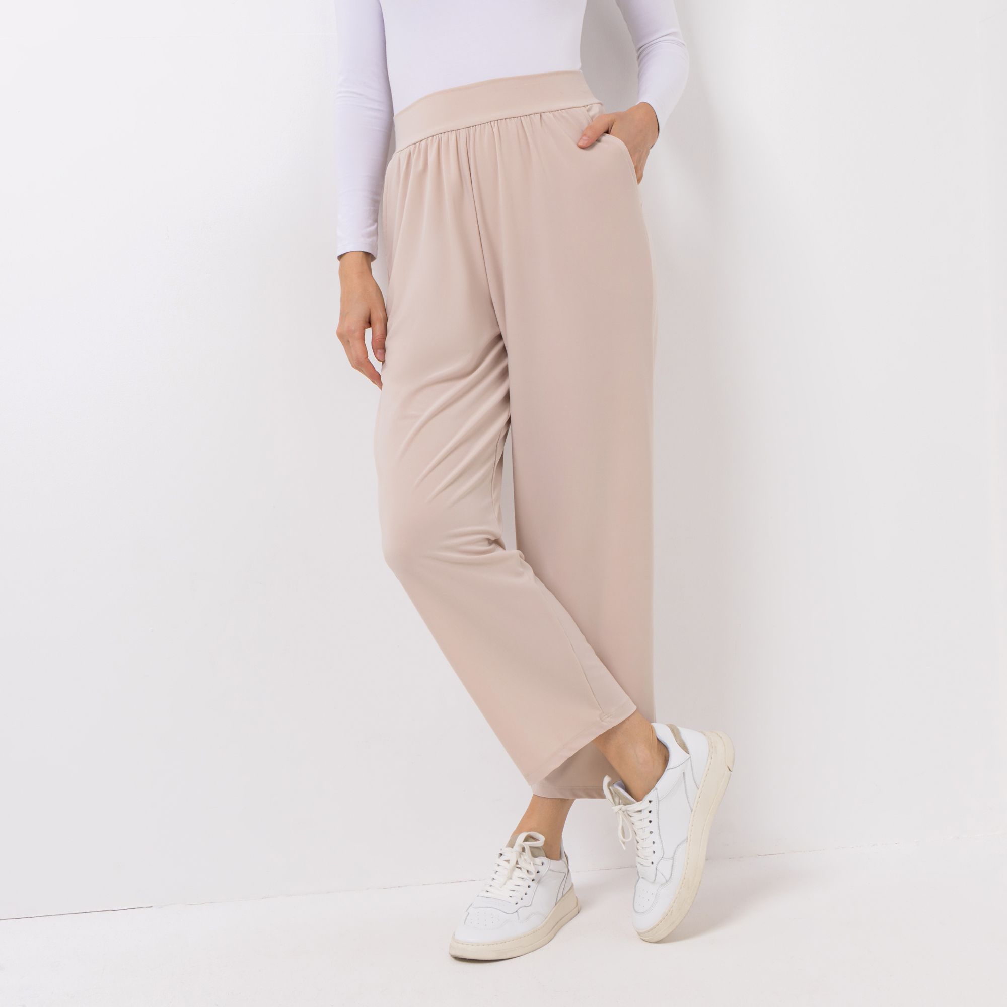 KIM & CO. Hose, 7/8-Länge Deluxe Brazil Knit Eingrifftaschen gerades Bein