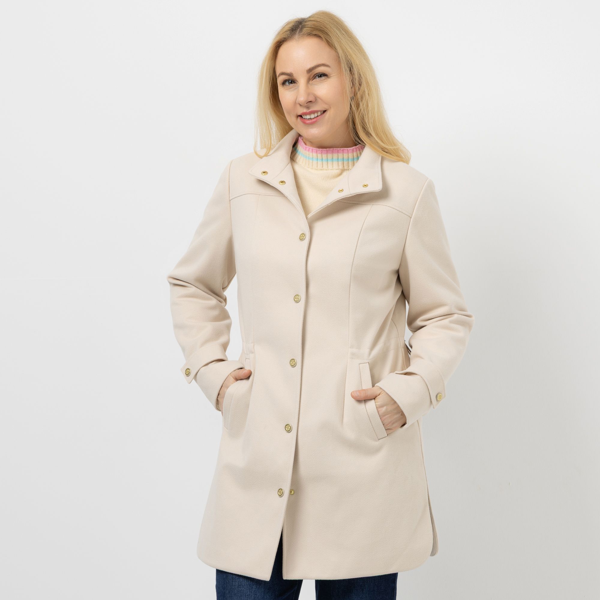 DAWID by Dawid Tomaszewski Kurzmantel Tunnelzug figurumspielend