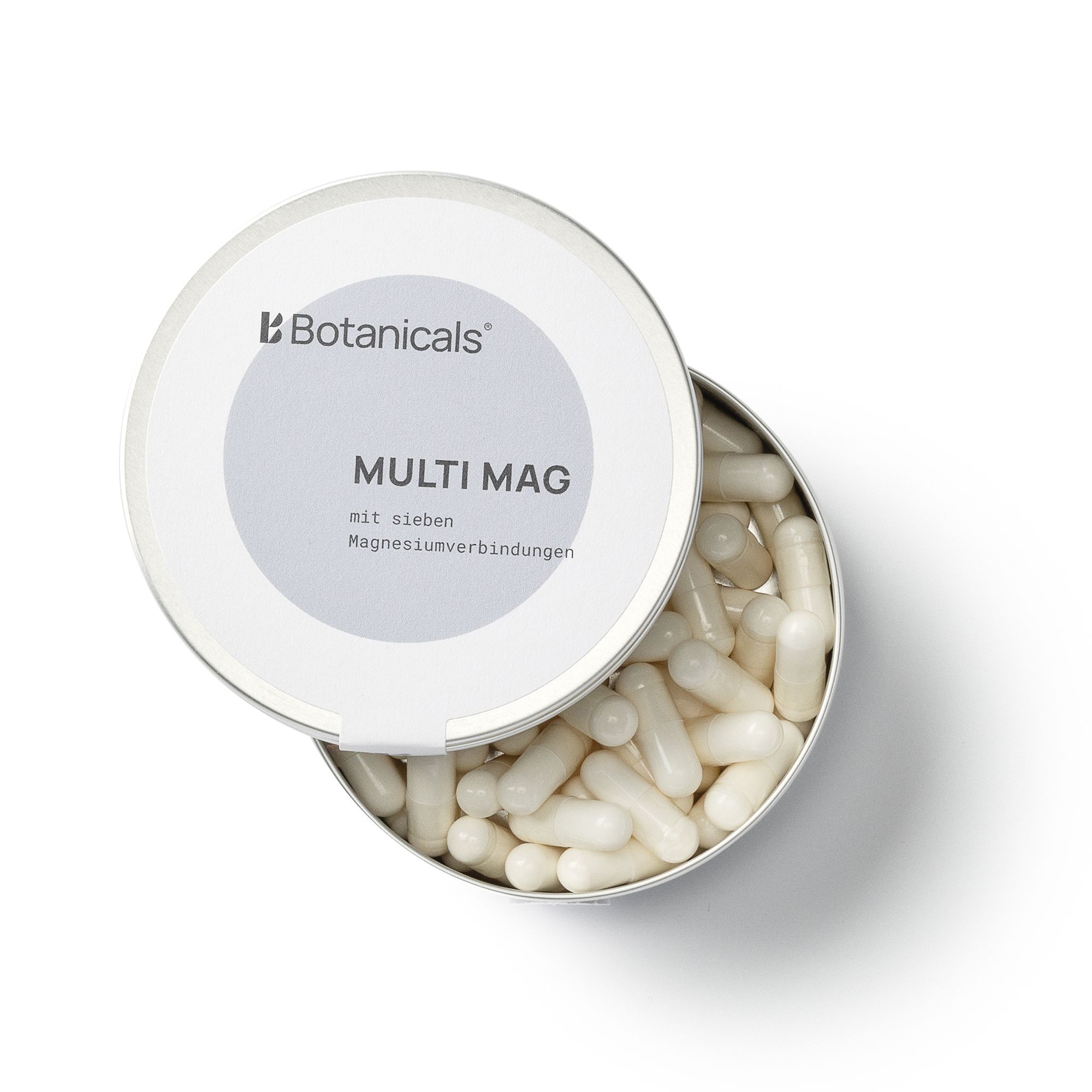 BOTANICALS Multimag Magnesium-Komplex 60 Kapseln f. 30 Tage Aluminiumdose