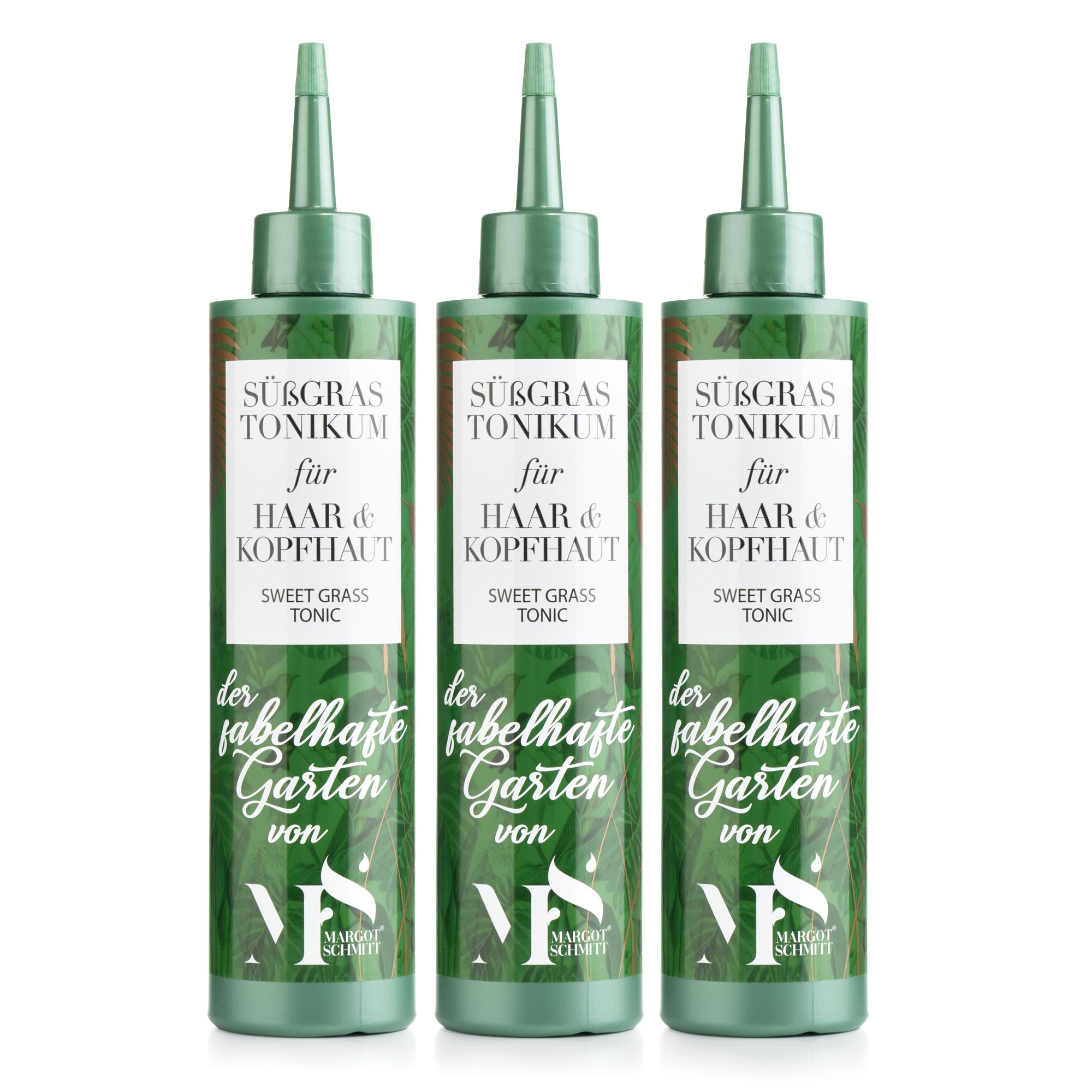 MARGOT SCHMITT® Fabelhafter Garten Süßgras Tonikum Trio 3x 250ml