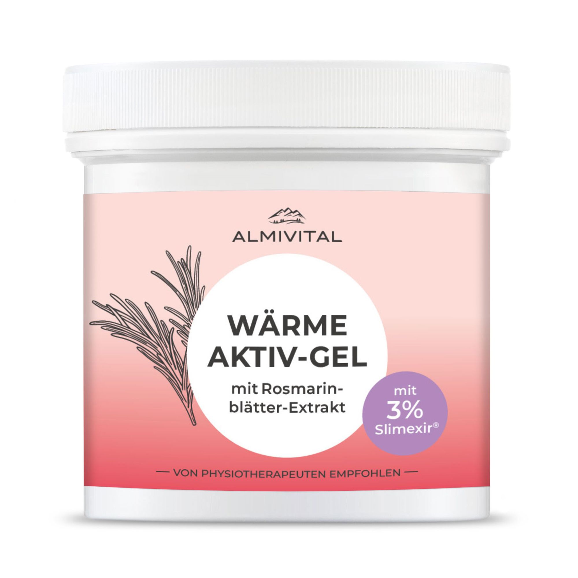 ALMIVITAL Wärme-Aktiv-Gel mit Slimexir® im Tiegel, 250ml