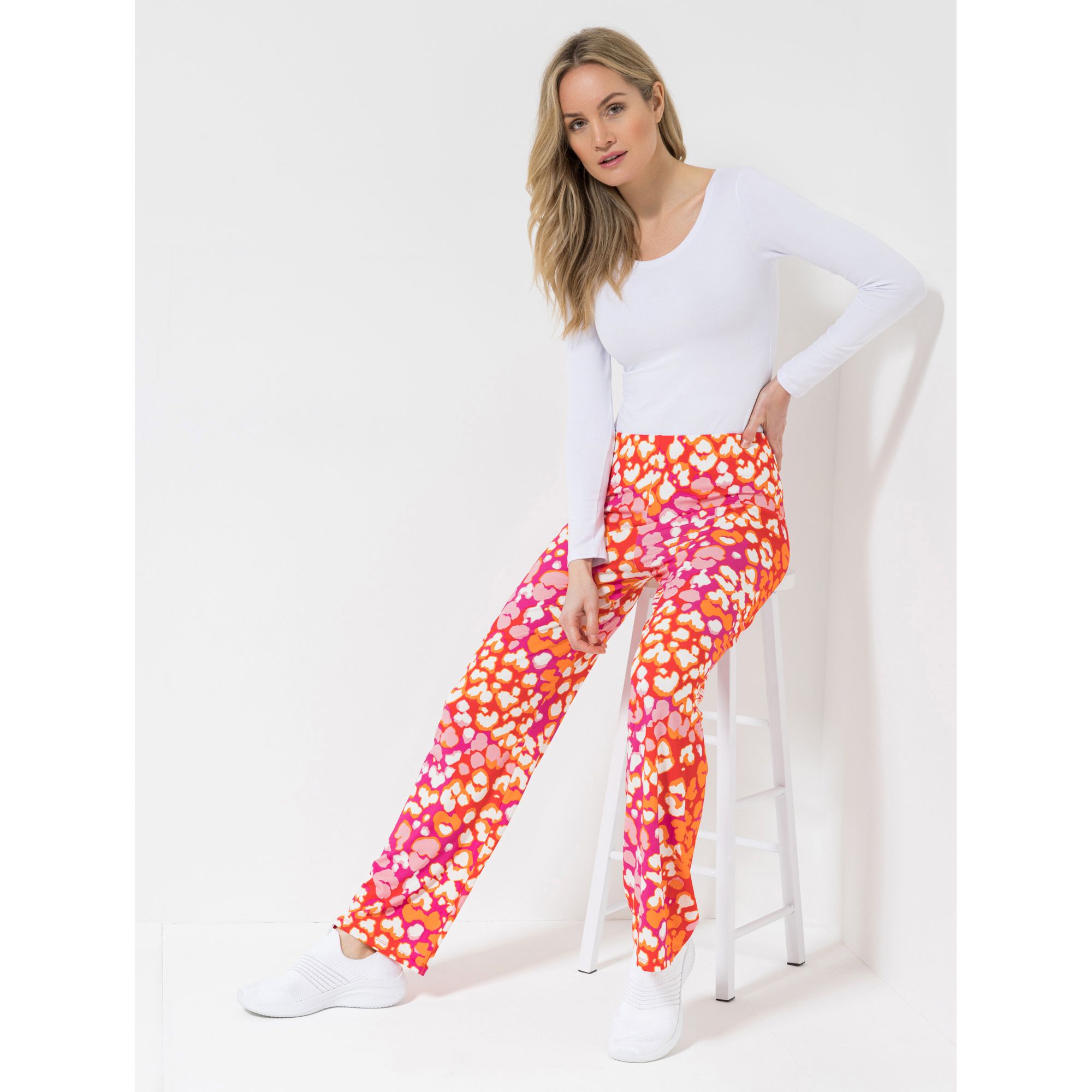 SOULS BY EYWASOULS® Hose, Joy Rundumdehnbund gerades weites Bein