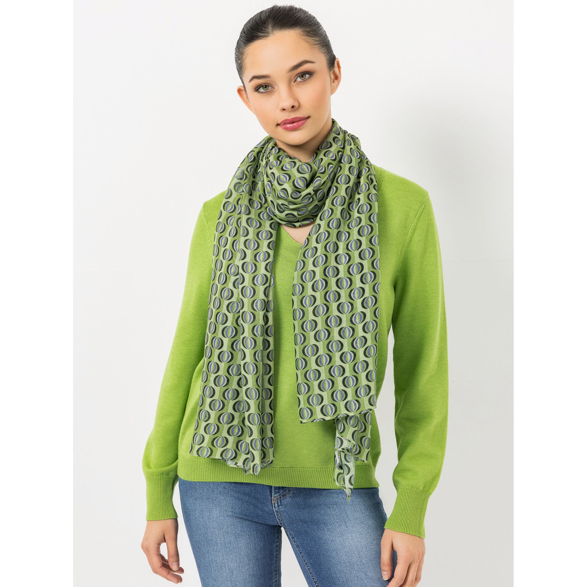 STEFFEN SCHRAUT Tuch Biarritz Allover-Druck aus ECOVERO Viskose ca. 100x200cm