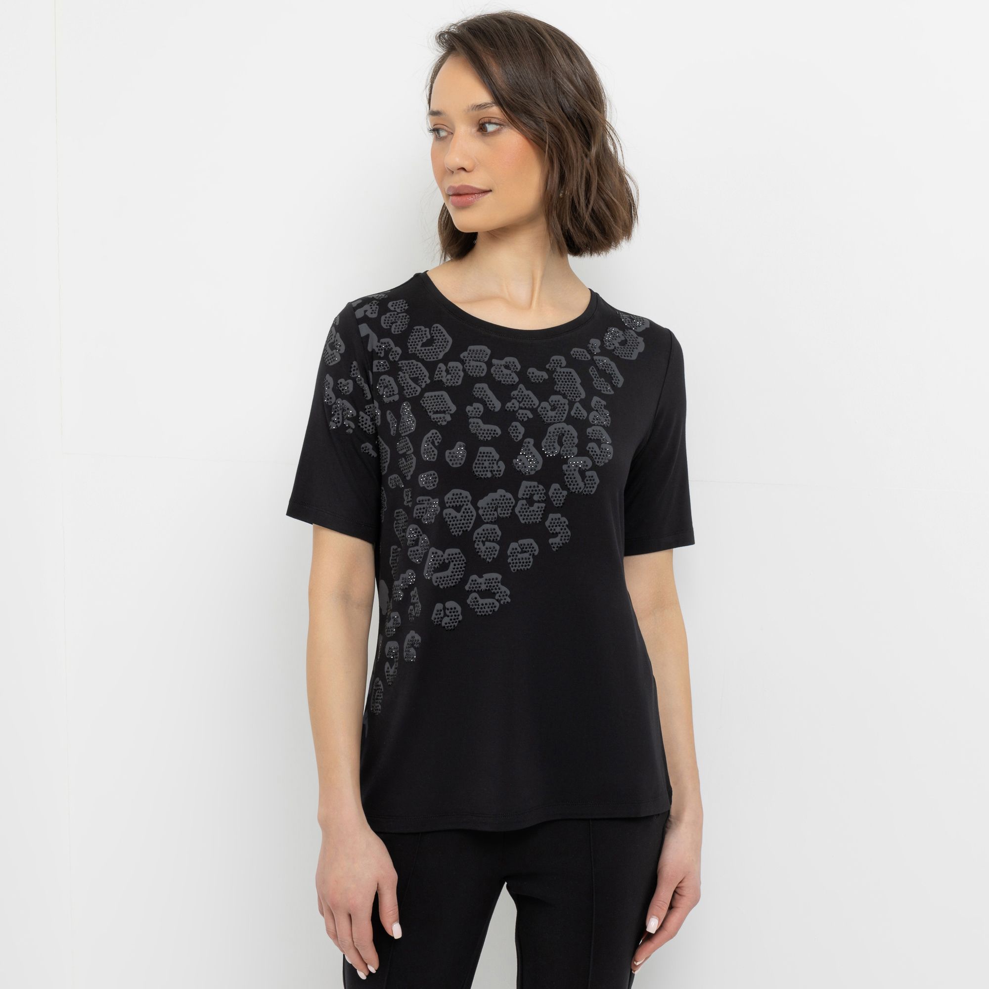 STEFFEN SCHRAUT Shirt, 1/2-Arm Rundhalsausschnitt mit ECOVERO Viskose figurumspielend