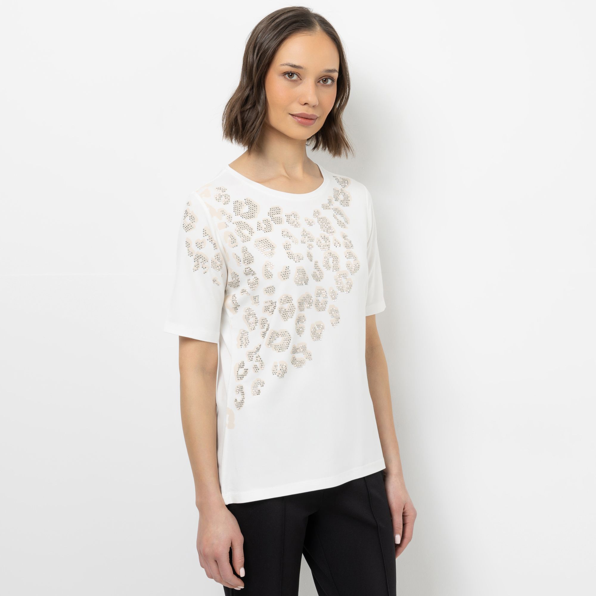 STEFFEN SCHRAUT Shirt, 1/2-Arm Rundhalsausschnitt mit ECOVERO Viskose figurumspielend