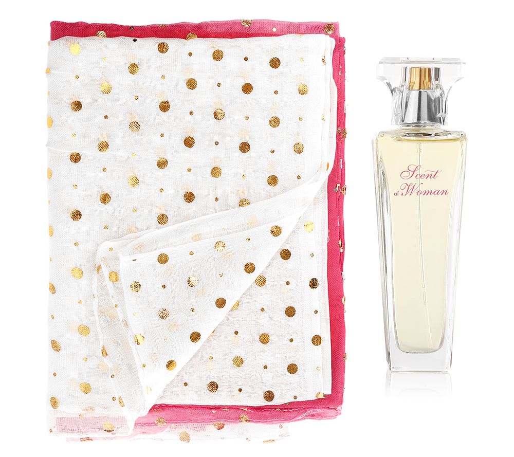 PRAI SCENT OF A WOMAN Eau de Parfum 50ml inkl. Schal QVC.de