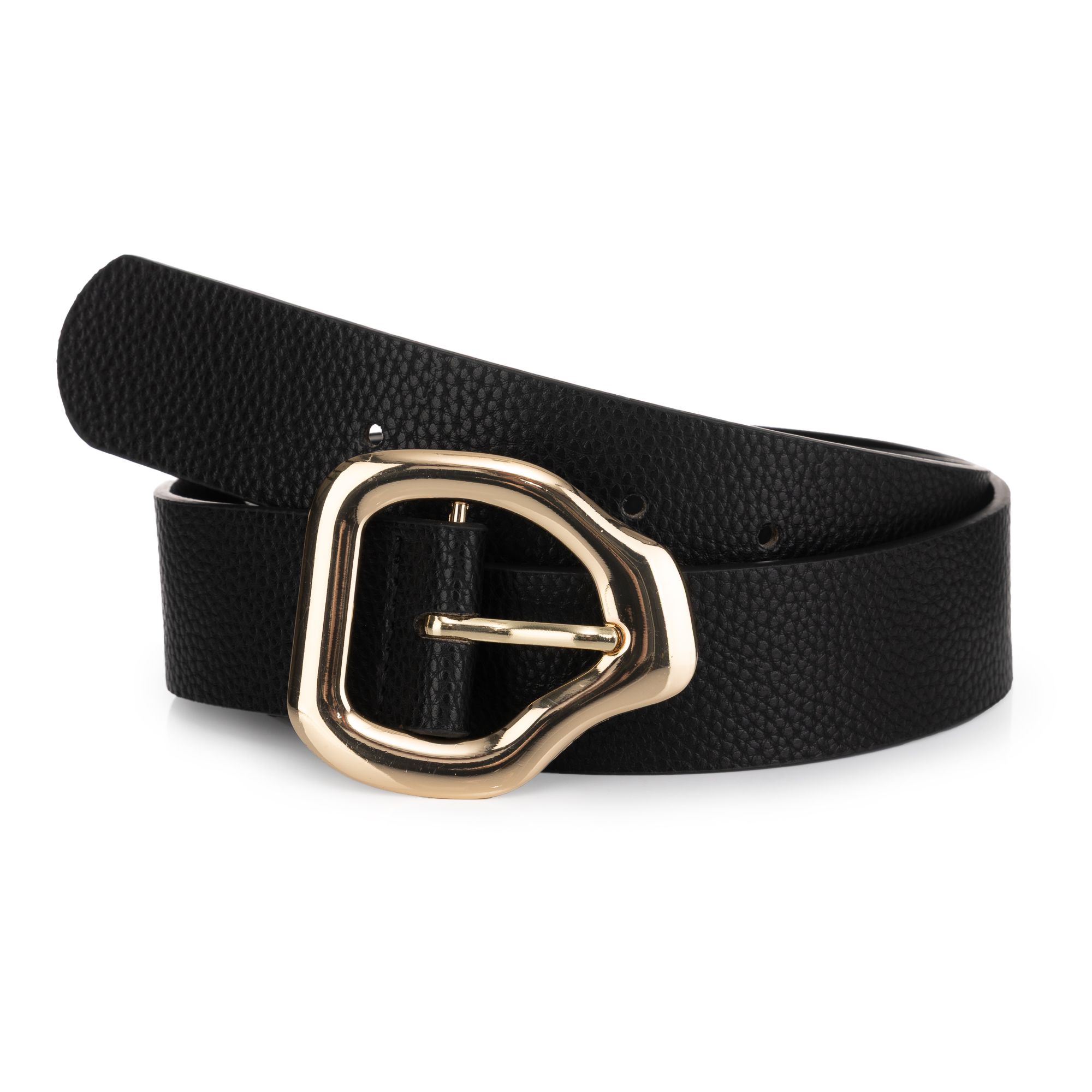 KIM & CO. Gürtel Leder-Optik Metall-Schliesse 6 Einzelgrössen