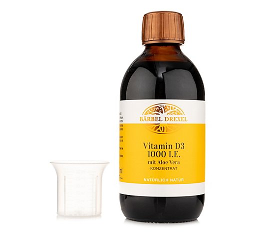 BÄRBEL DREXEL Vitamin D3 Konzentrat mit Aloe Vera 300ml für 30 Tage