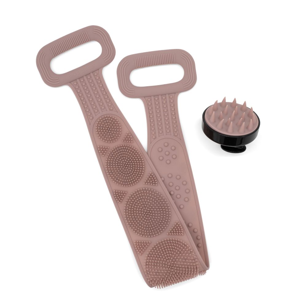 WASCHIES® Relax & Scrub Rückenschrubber und Massagebürste aus Silikon