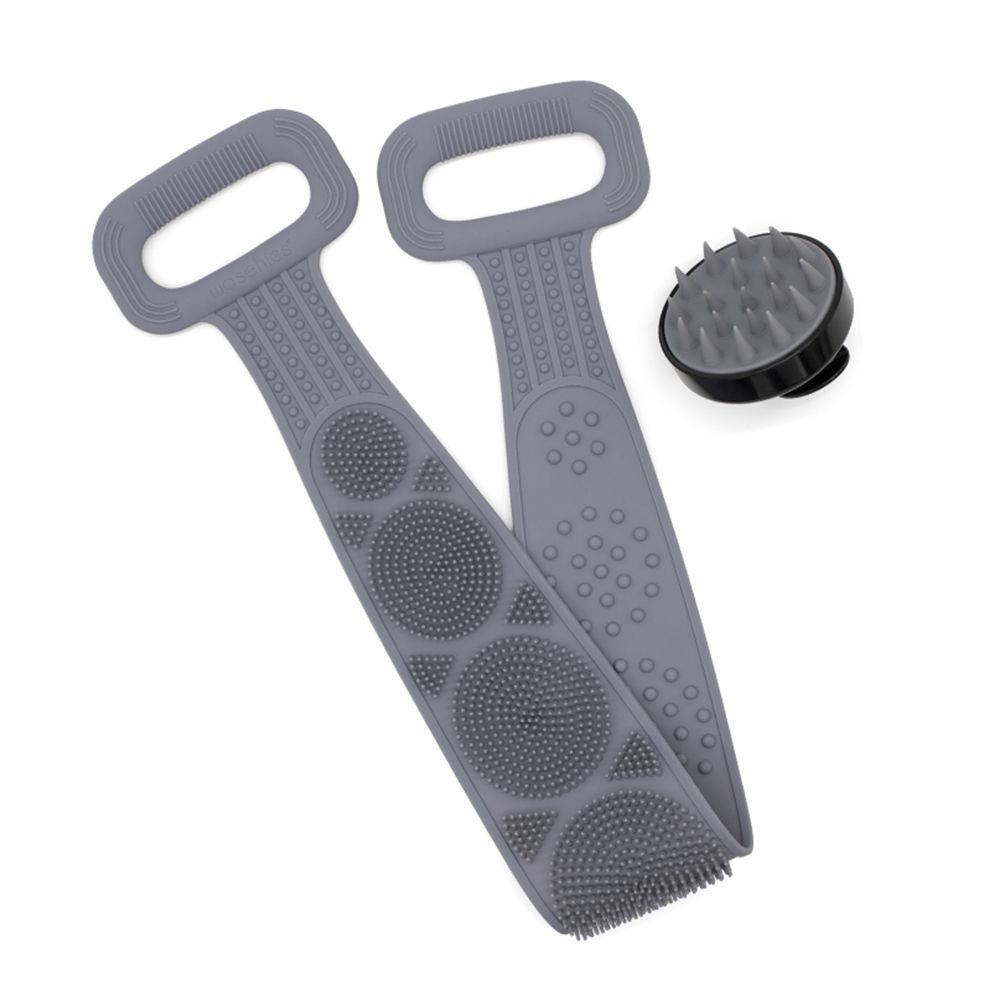 WASCHIES® Relax & Scrub Rückenschrubber und Massagebürste aus Silikon