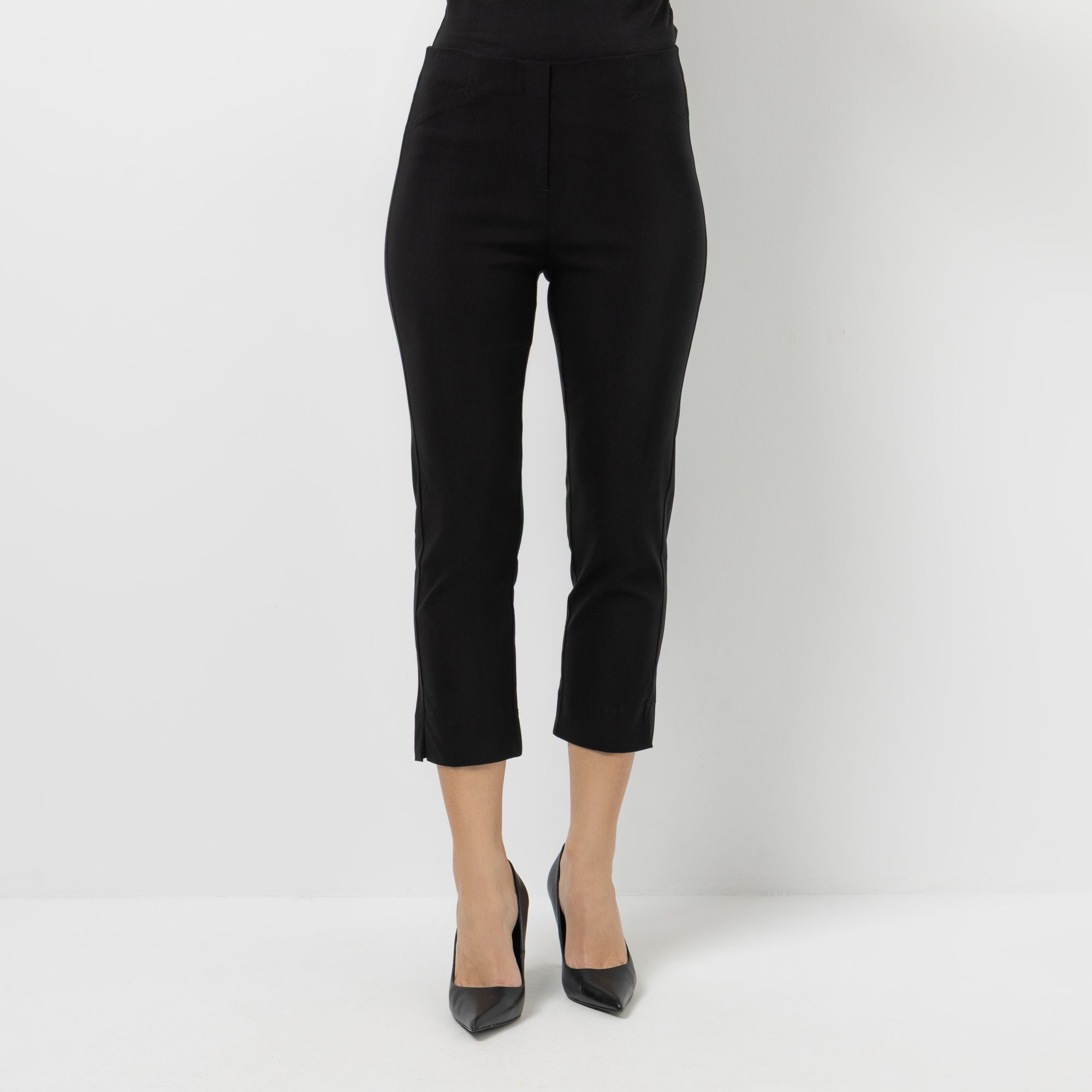 SCHIFFHAUER MUNICH® Hose Rundumdehnbund Seitenschlitz gerade Form