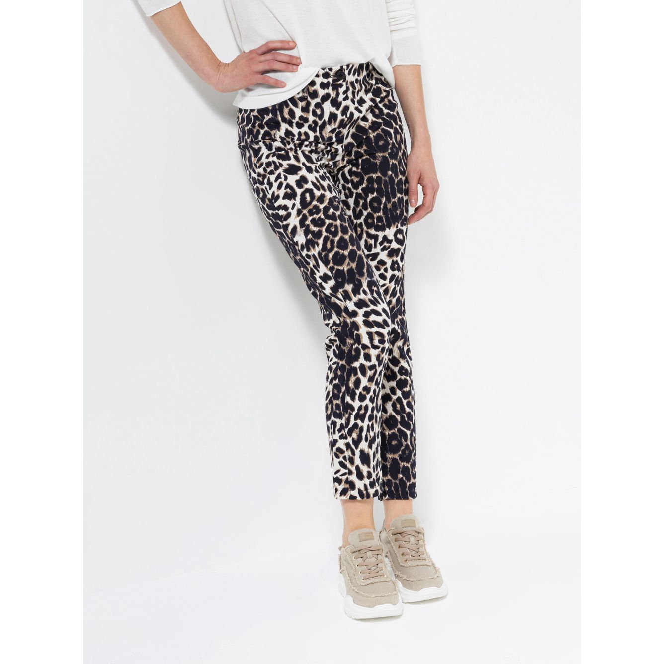 STEFFEN SCHRAUT Hose, Las Vegas knöchellang elastische Ware schmales Bein