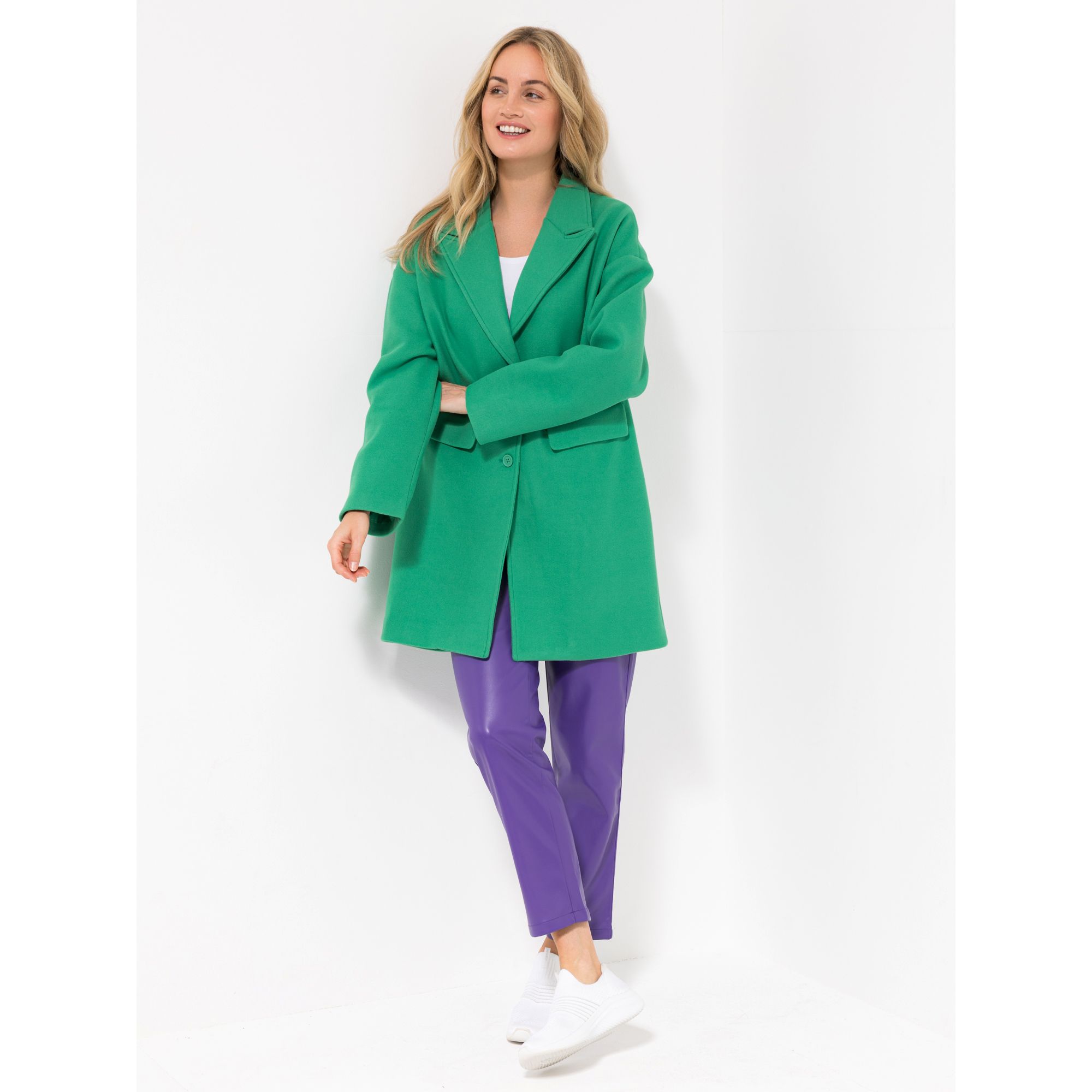 ICONIC by Marina Hoermanseder Mantel, 1/1 Arm Reverskragen oversize